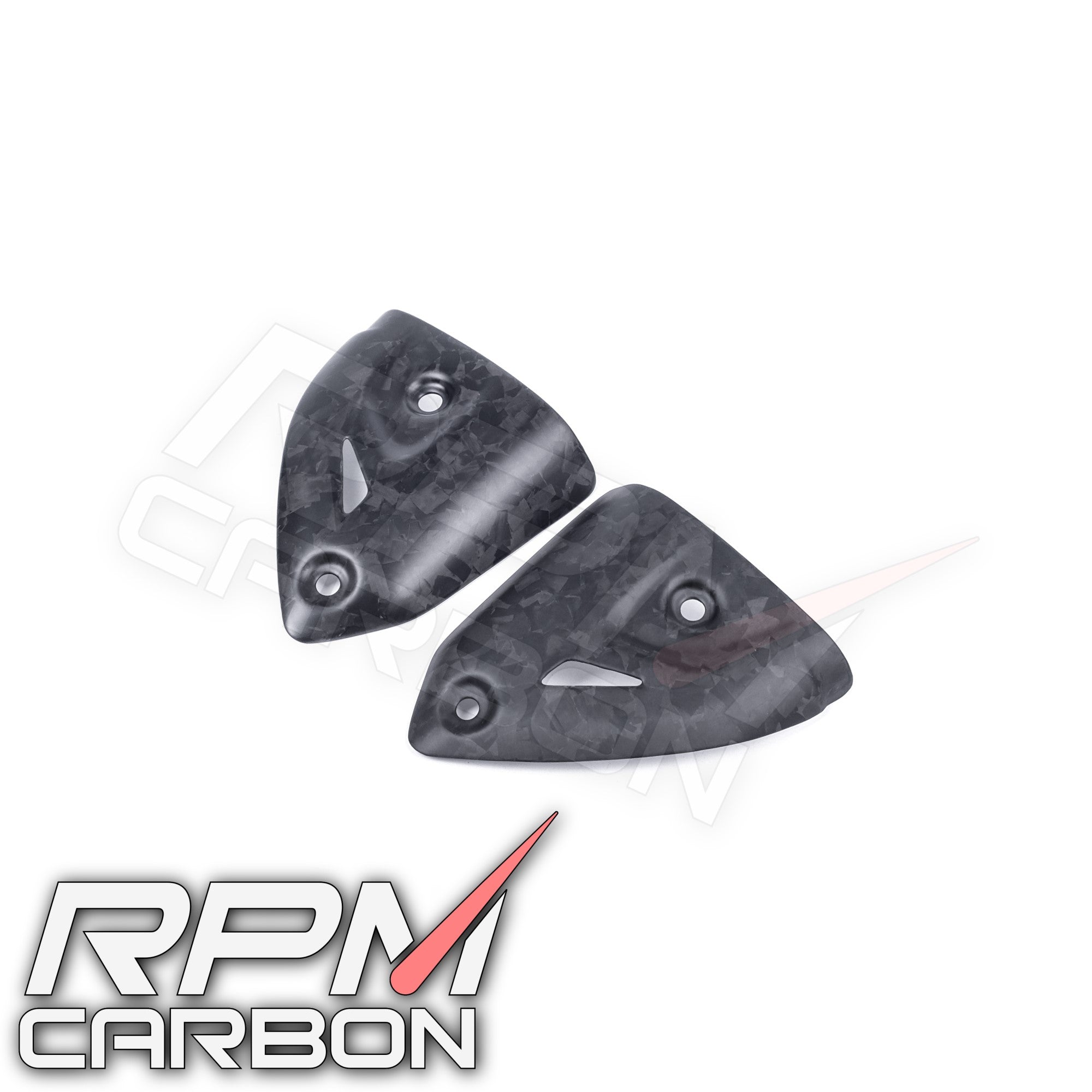 Ducati Panigale 899 1199 1299 959 V2 Carbon Fiber Exhaust Side Covers Termignoni