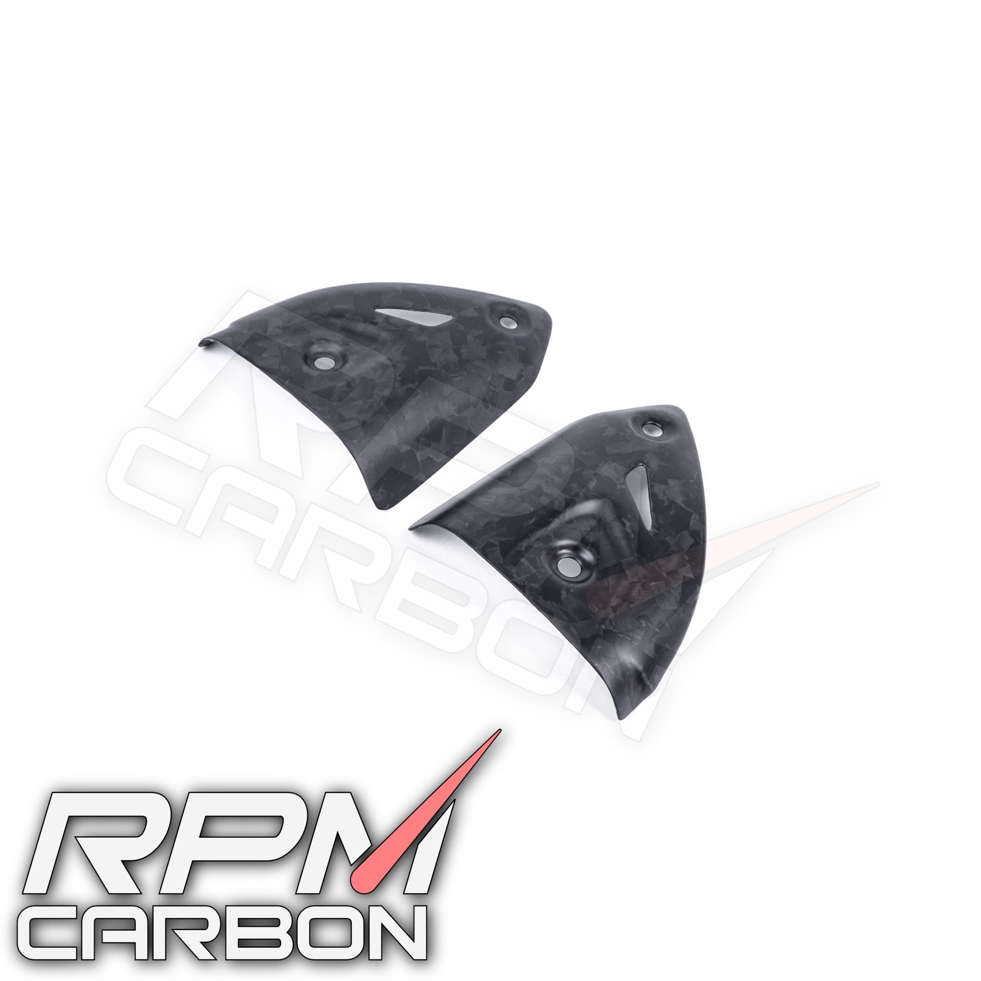 Ducati Panigale 899 1199 1299 959 V2 Carbon Fiber Exhaust Side Covers Termignoni