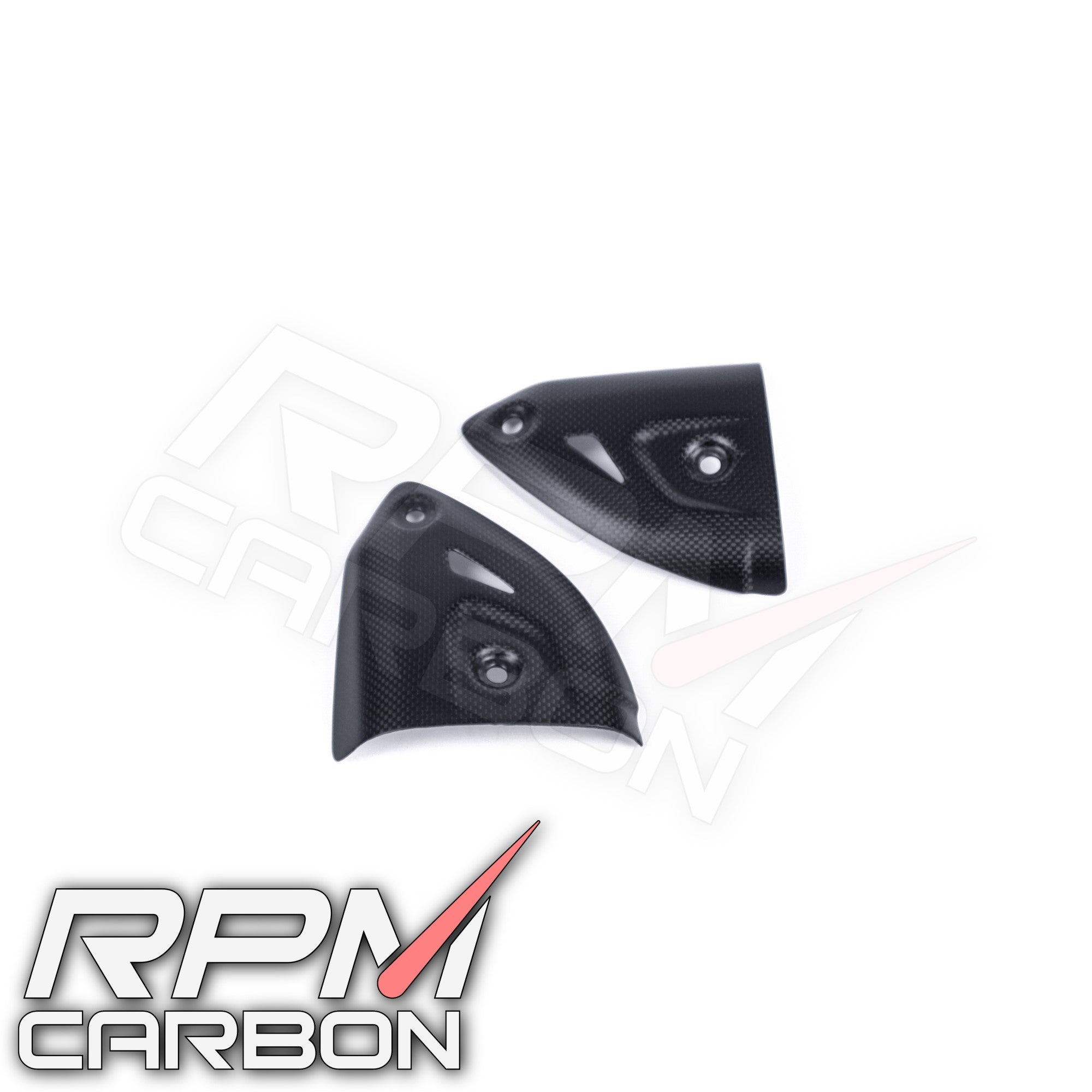 Ducati Panigale 899 1199 1299 959 V2 Carbon Fiber Exhaust Side Covers Termignoni