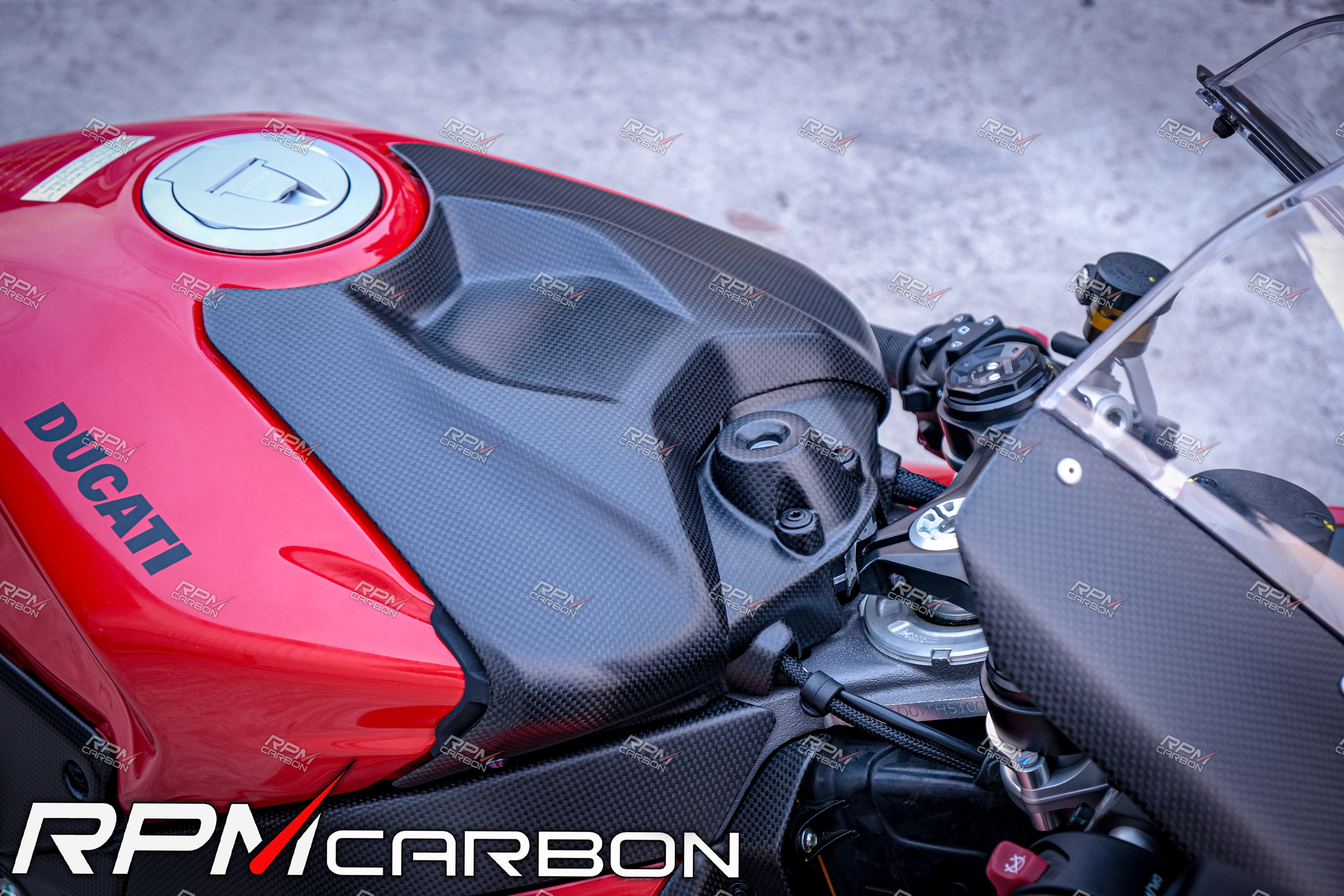 Ducati Panigale V4 Carbon Key Ignition Cover