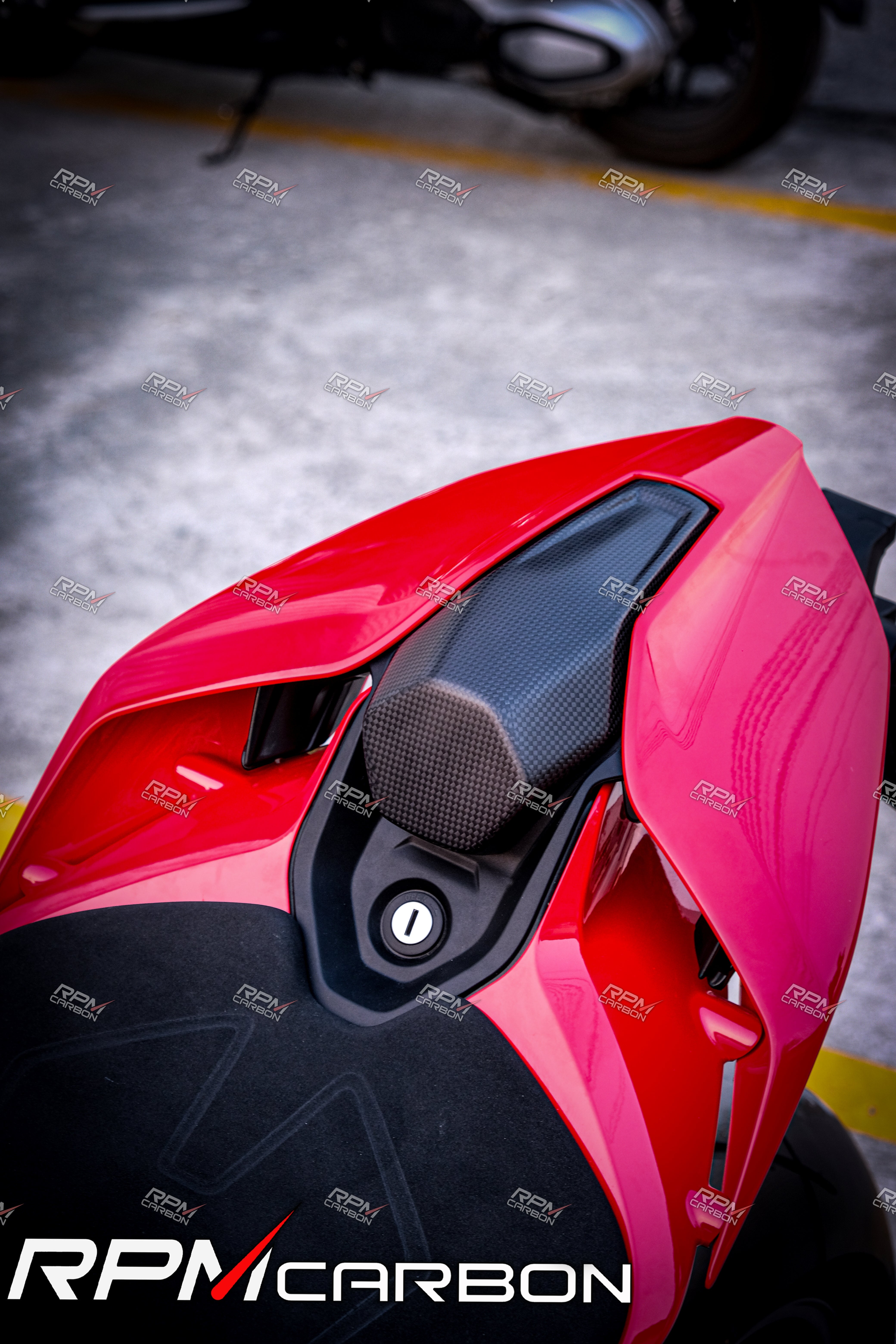 Ducati Panigale V4 Carbon Kleiner Sitzbezug