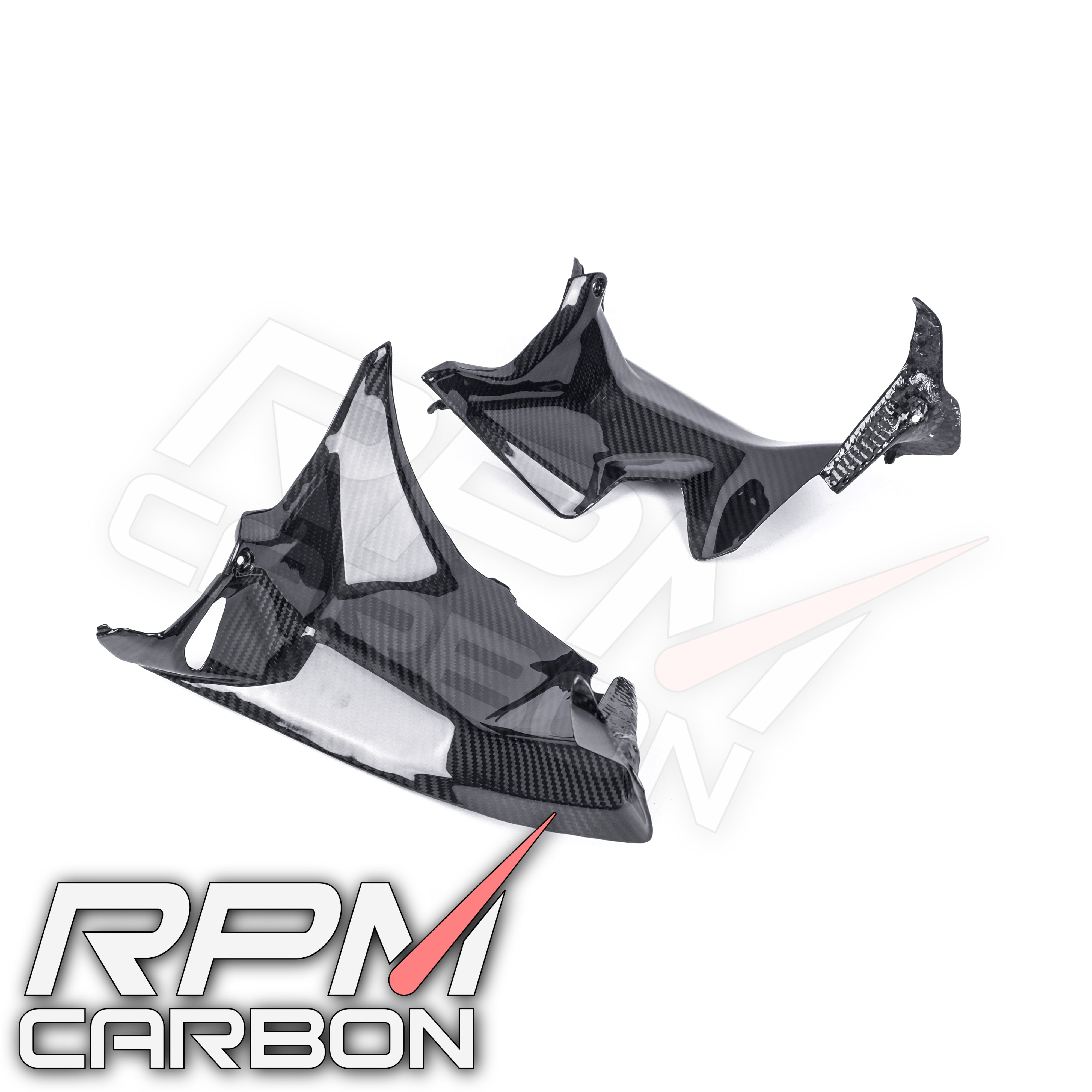 Ducati Panigale V4 Carbon Inner Dash Side Panels