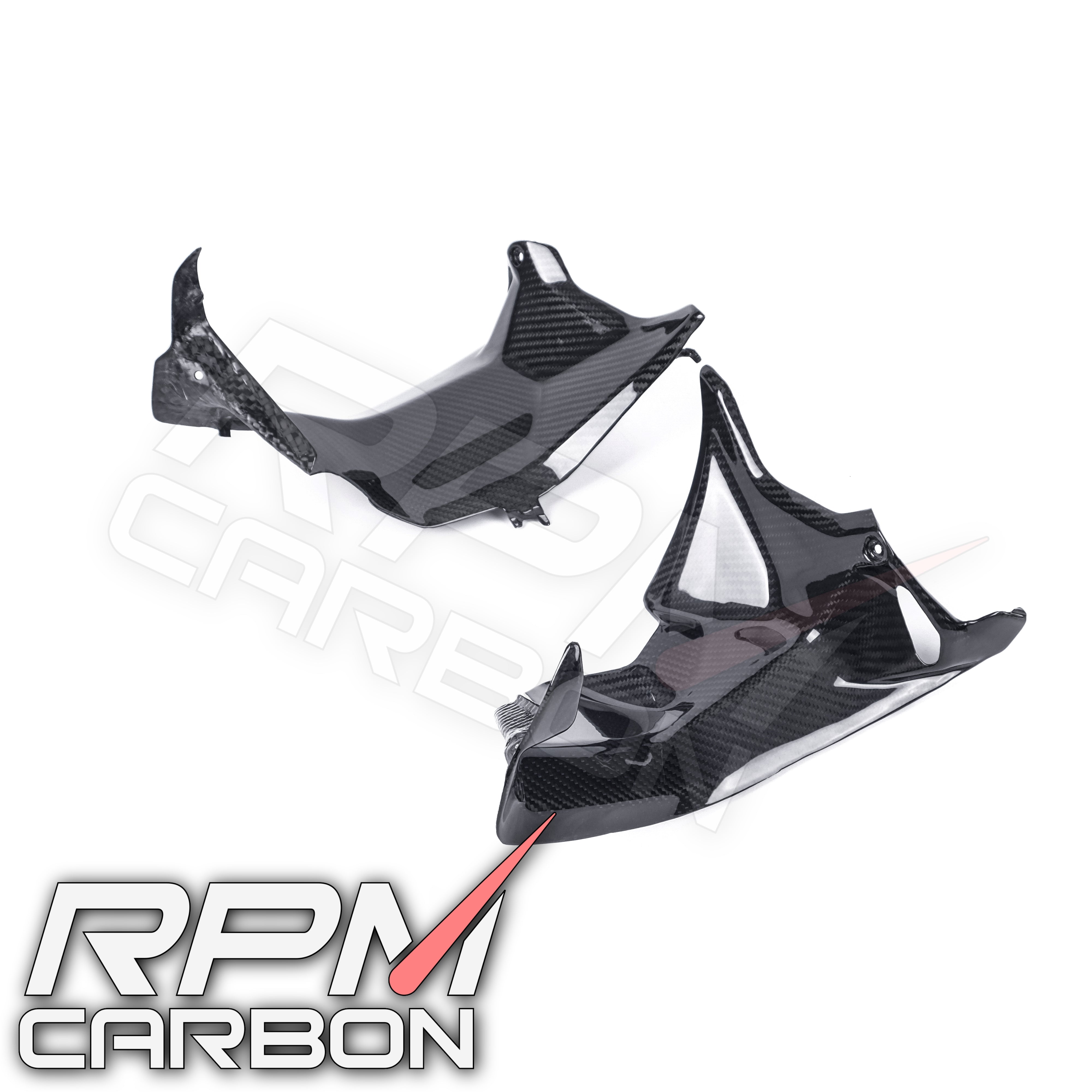 Ducati Panigale V4 Carbon Inner Dash Side Panels