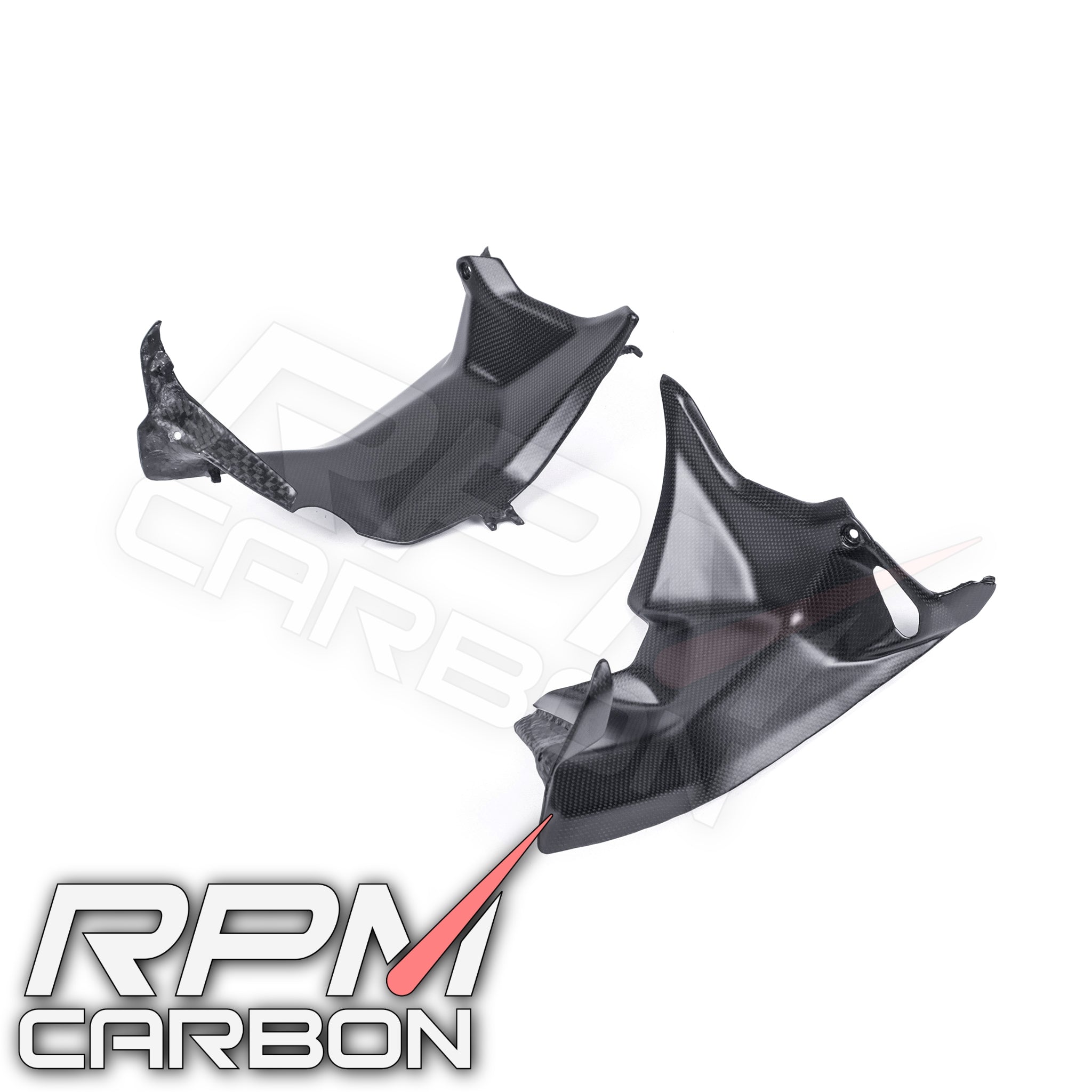 Ducati Panigale V4 Carbon Inner Dash Side Panels