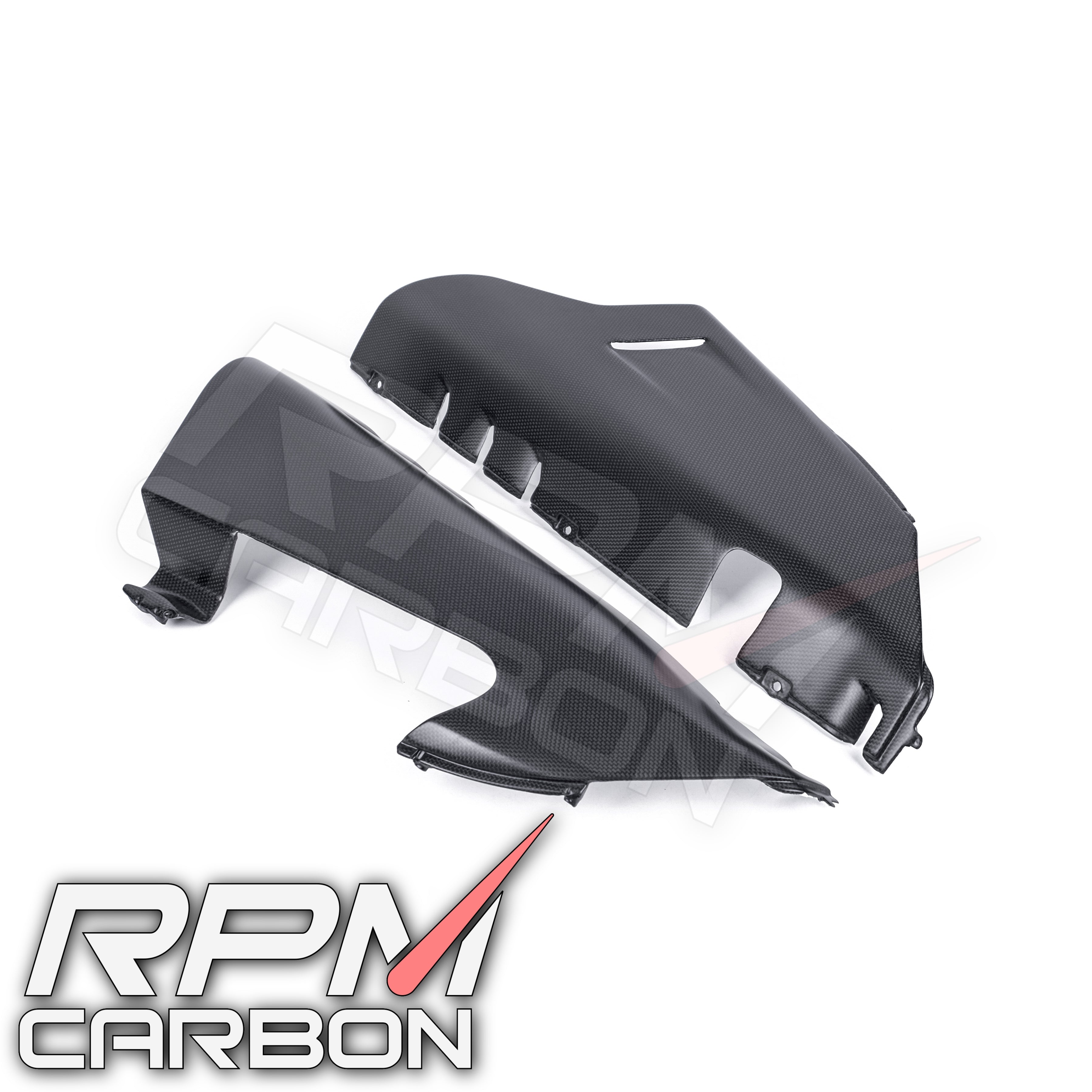 Ducati Panigale V4 Carbon Lower Fairings (Akrapovic Exhaust)