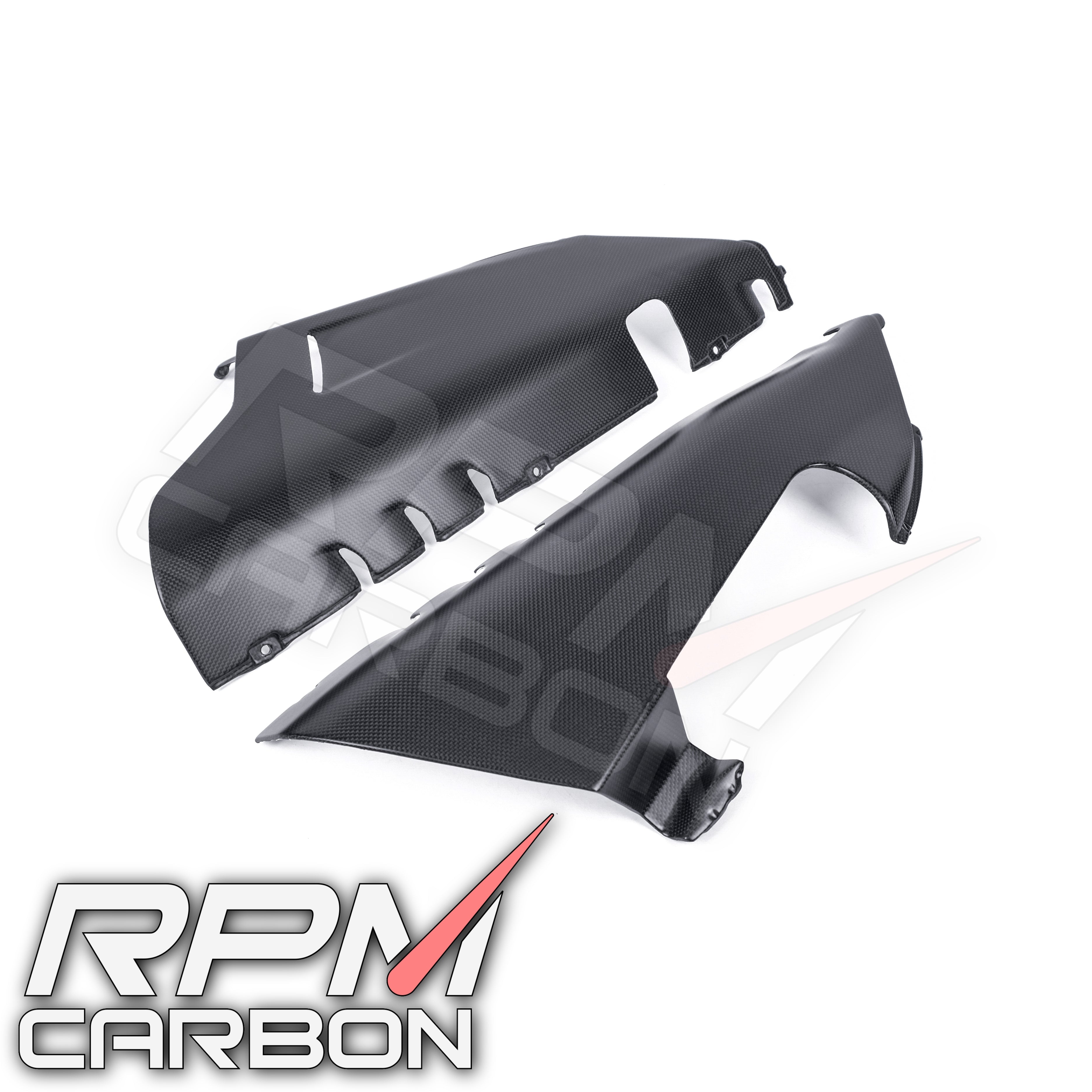 Ducati Panigale V4 Carbon Lower Fairings (Akrapovic Exhaust)