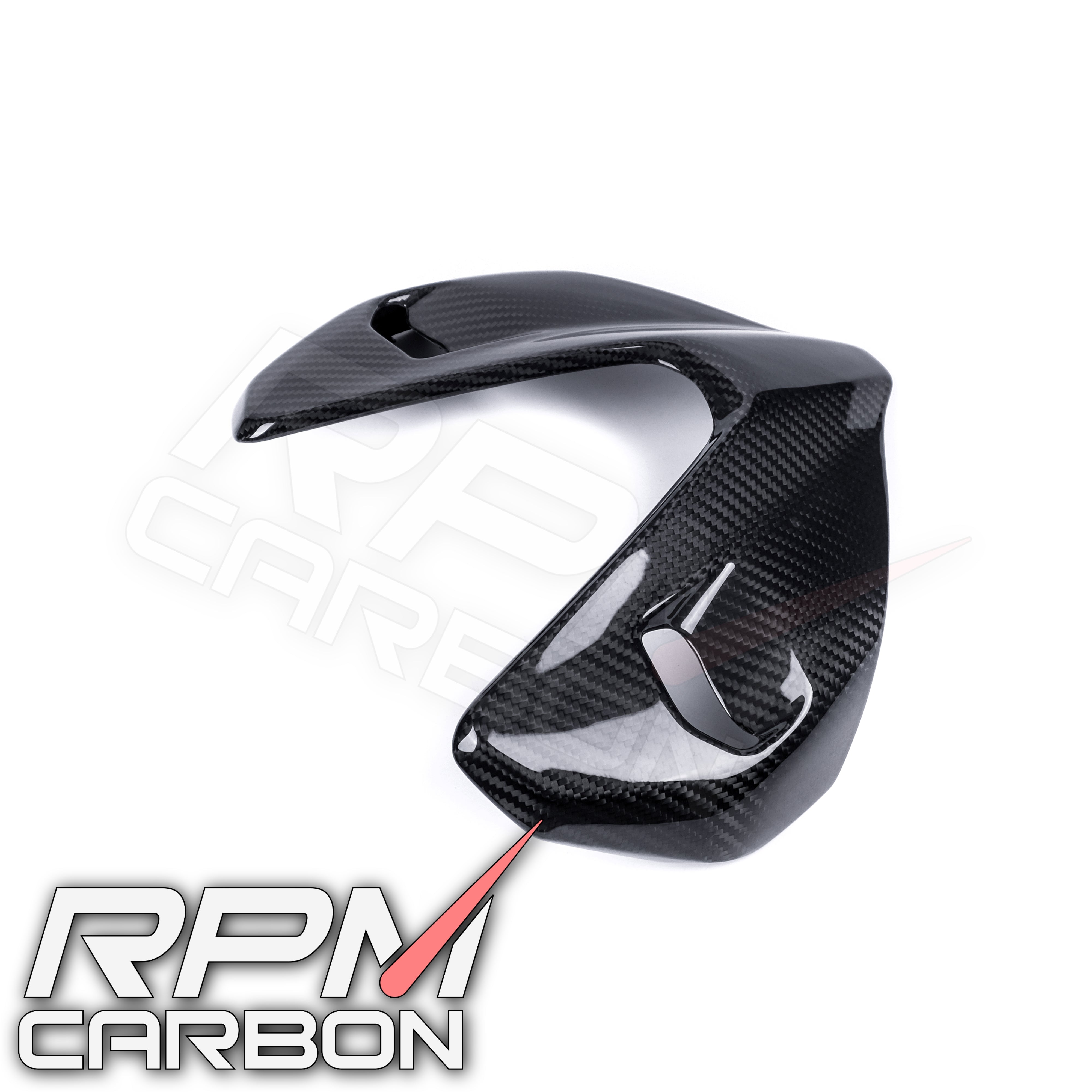 Ducati Streetfighter V4 Carbon Fiber Headlight Upper Fairing Panel