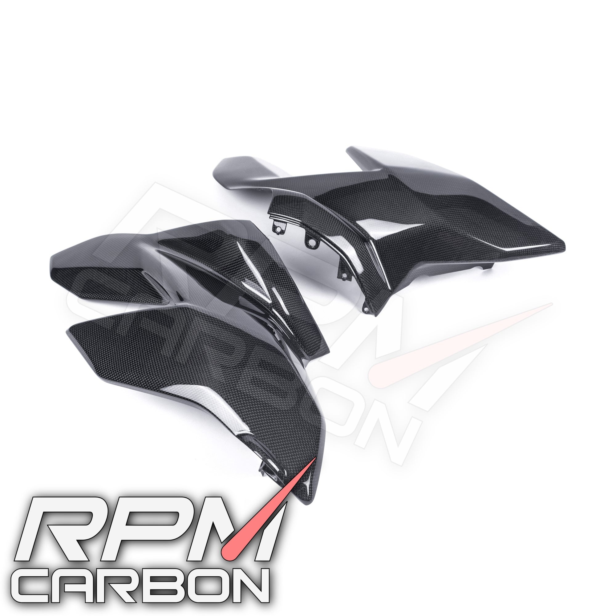 Ducati Streetfighter V4 Carbon Fiber Upper Tank Side Fairings