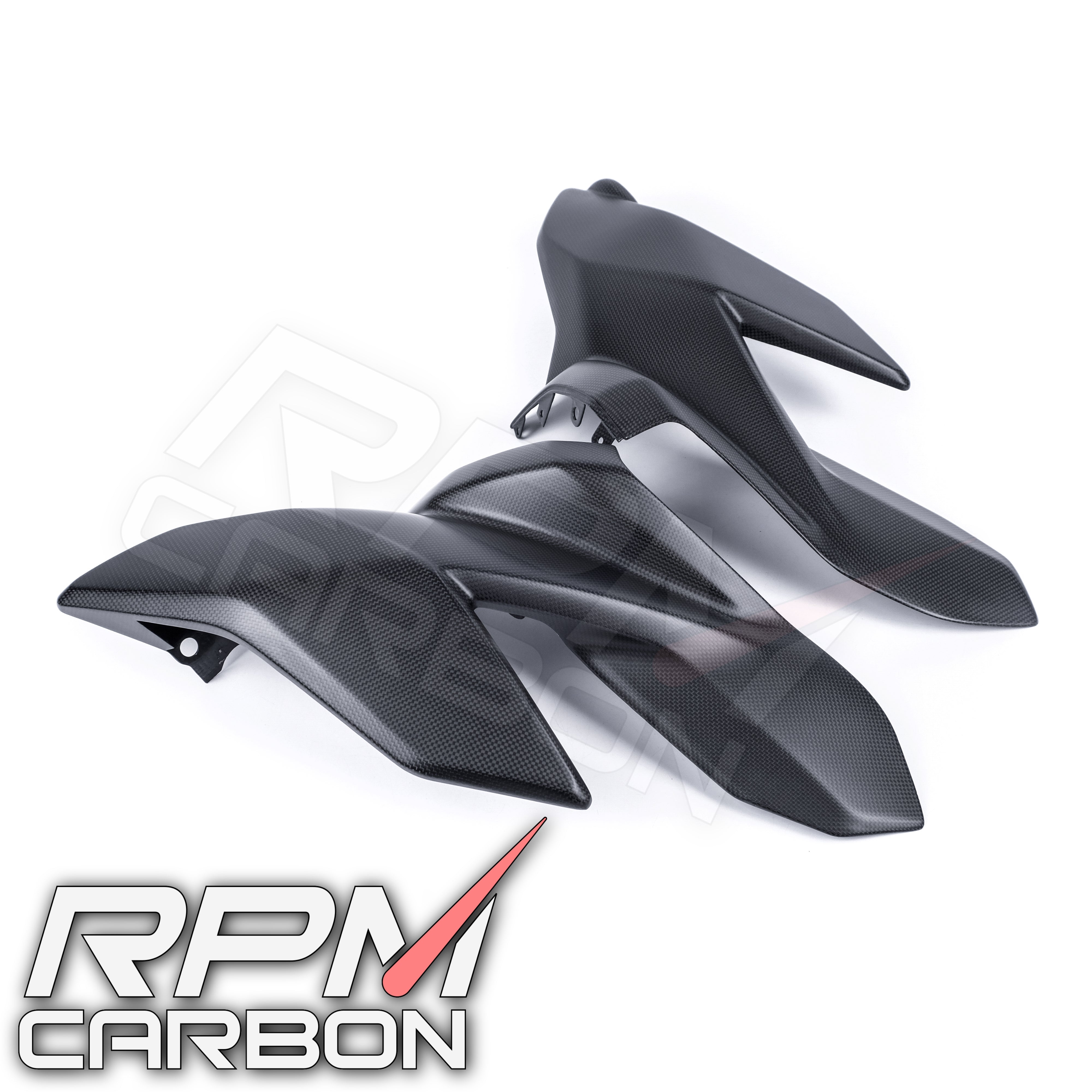 Ducati Streetfighter V4 Carbon Fiber Upper Tank Side Fairings