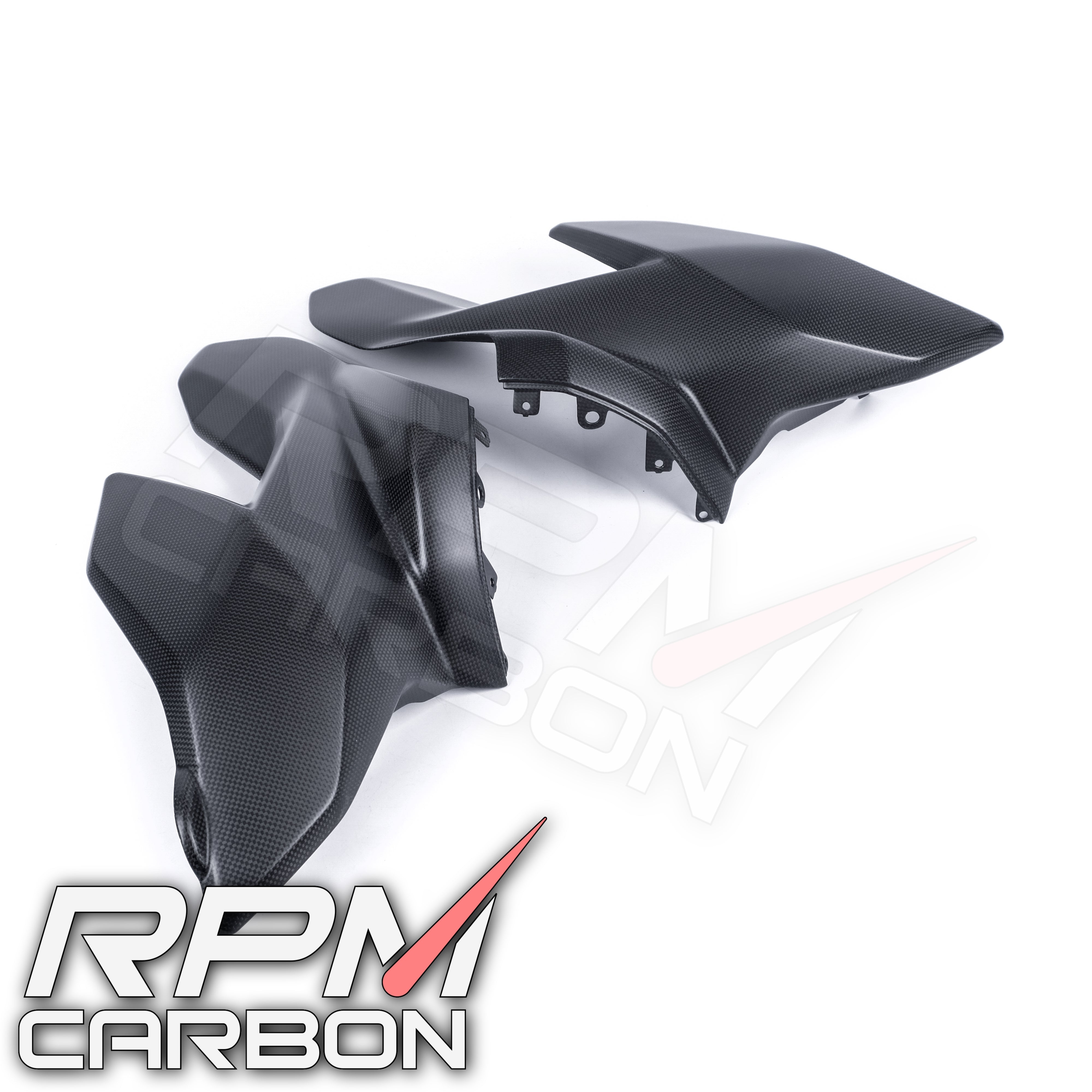 Ducati Streetfighter V4 Carbon Fiber Upper Tank Side Fairings