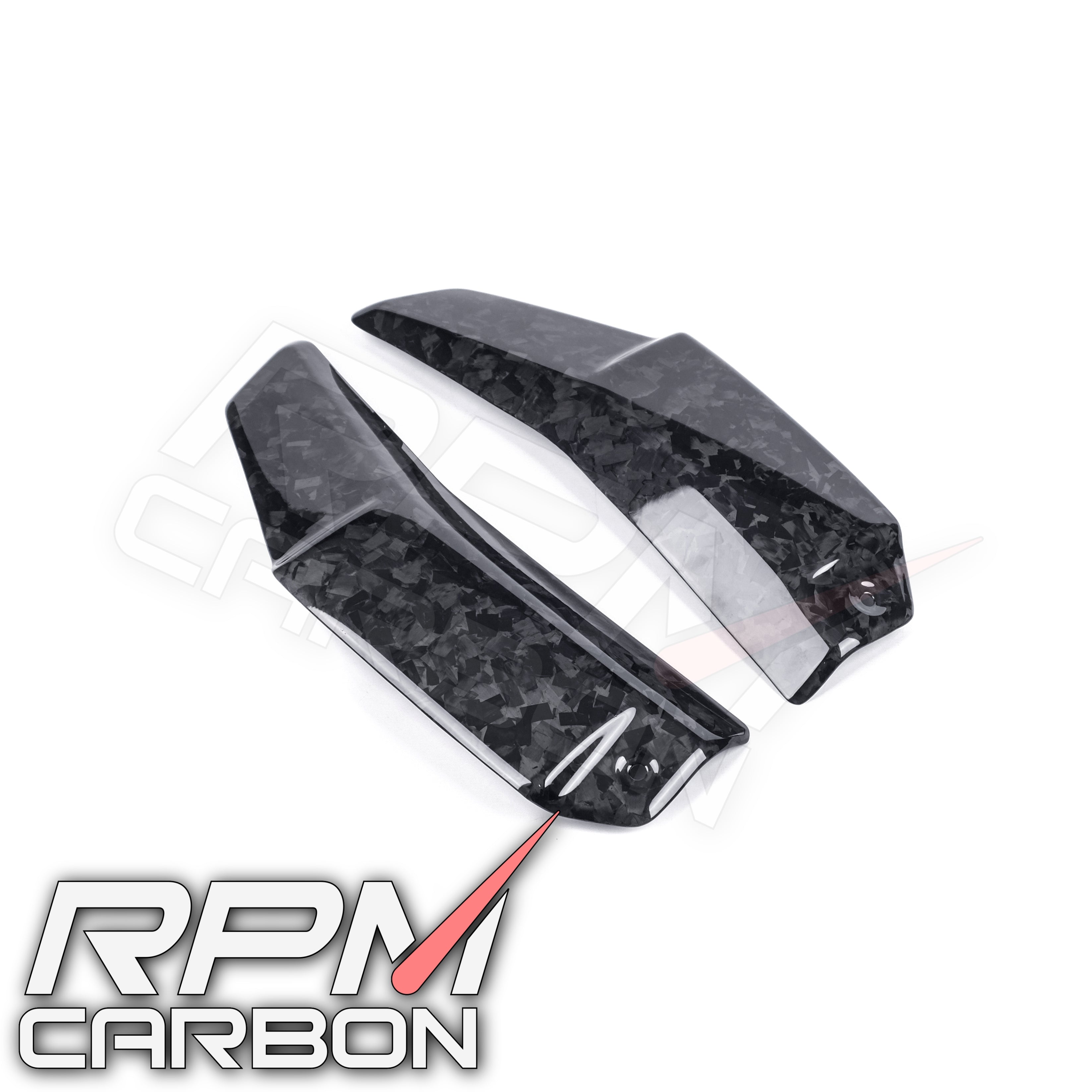 Ducati Streetfighter V4 Carbon Fiber Upper Radiator Guards Panels