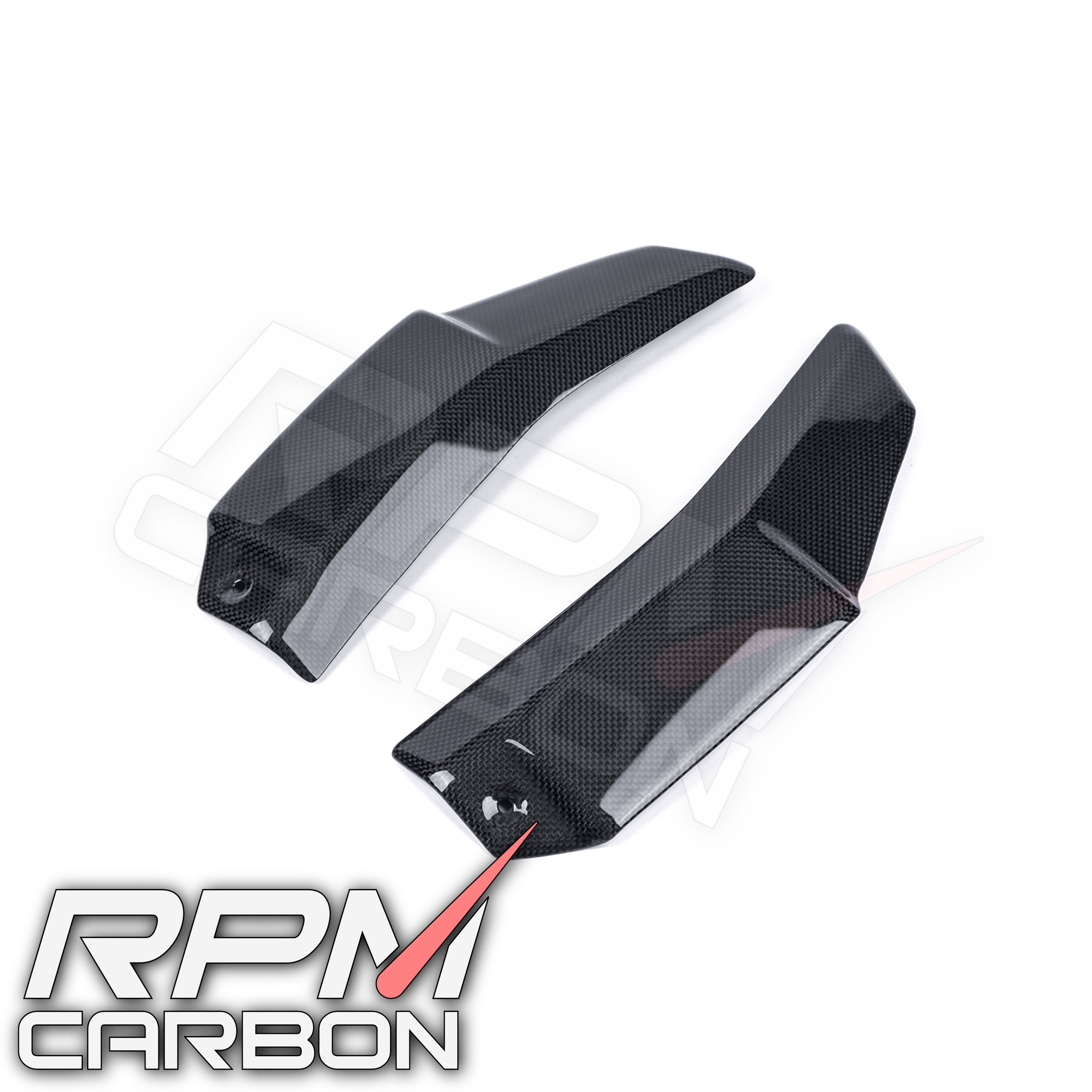 Ducati Streetfighter V4 Carbon Fiber Upper Radiator Guards Panels