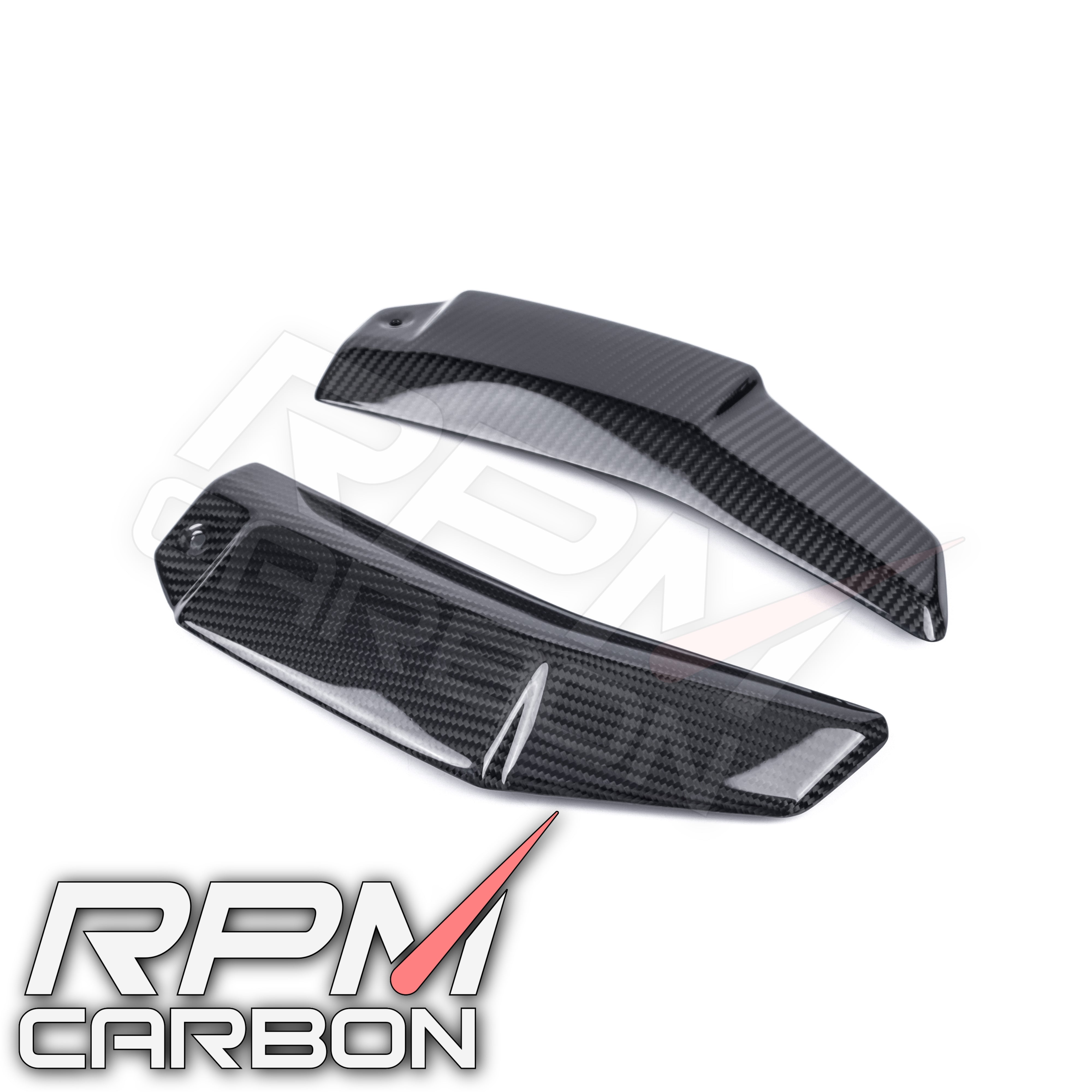 Ducati Streetfighter V4 Carbon Fiber Upper Radiator Guards Panels
