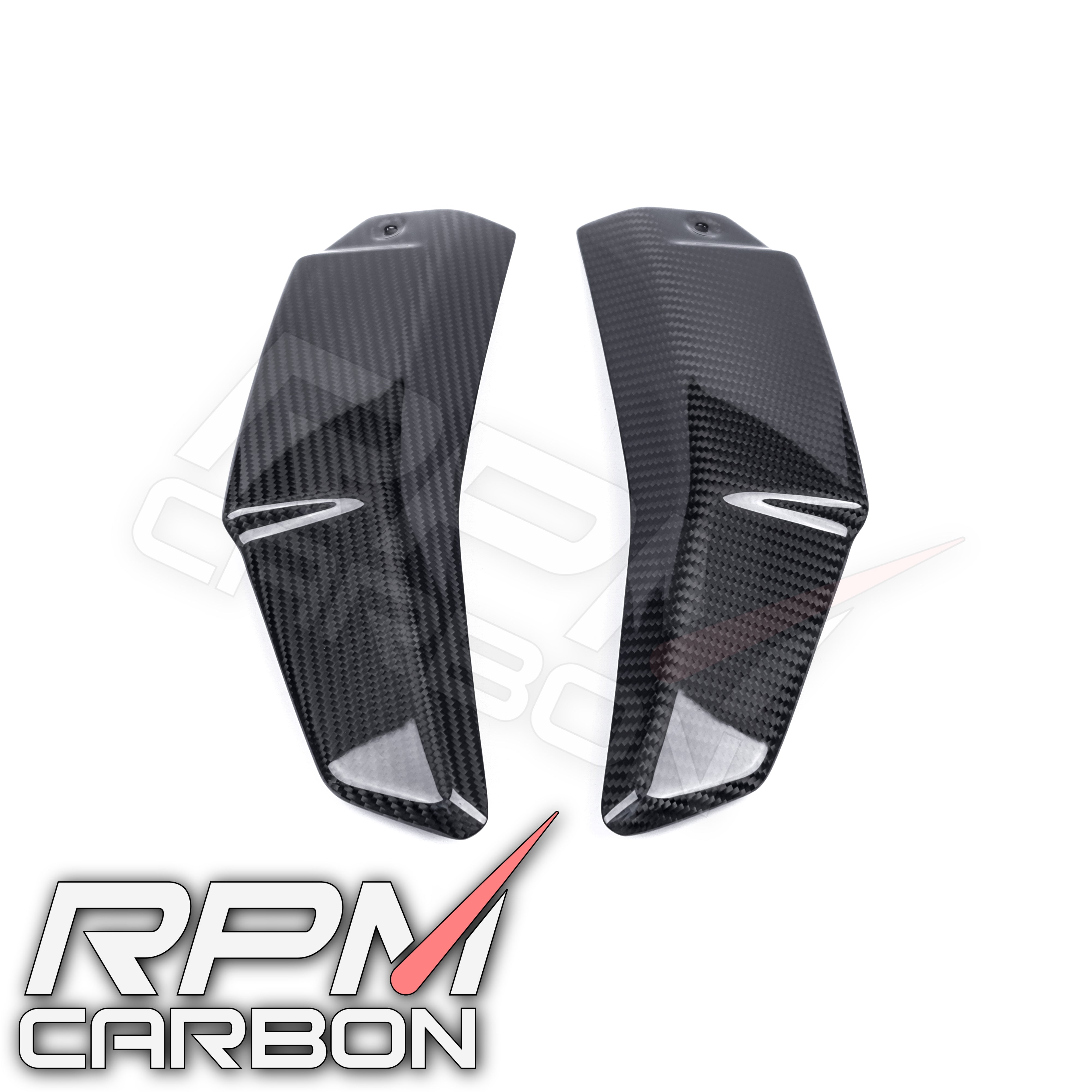Ducati Streetfighter V4 Carbon Fiber Upper Radiator Guards Panels