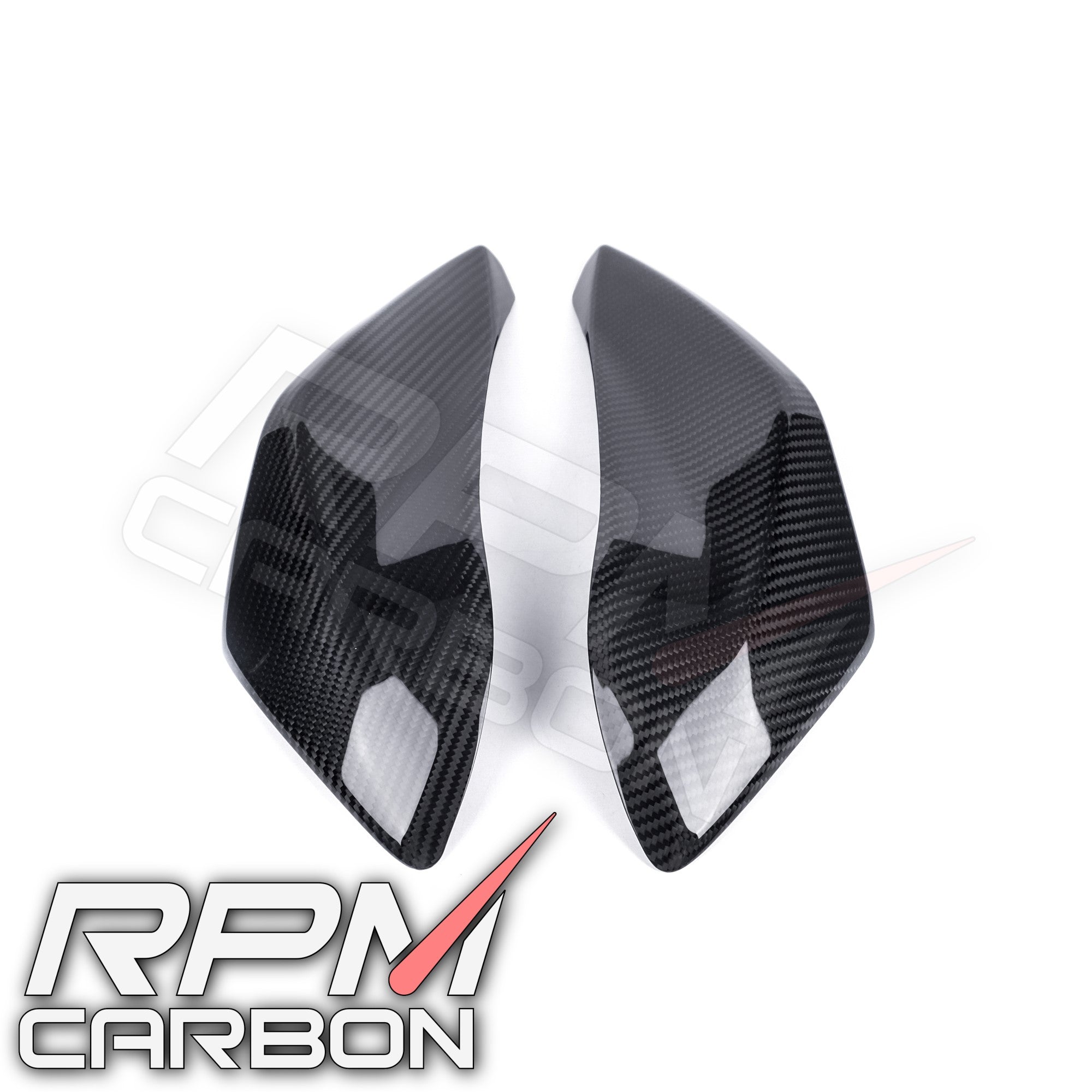 Ducati Hypermotard 950 Carbon Fiber Exhaust Side Covers Panels