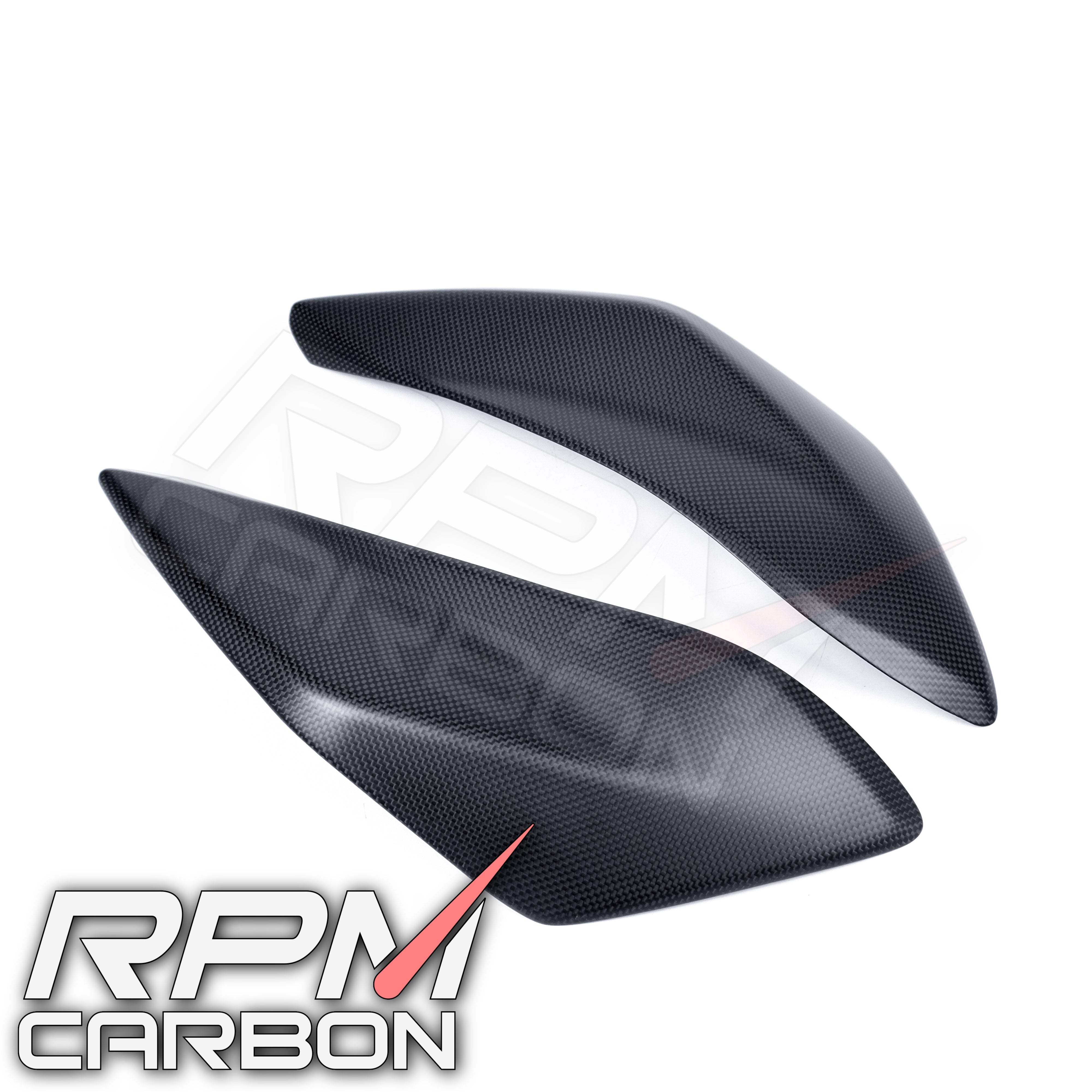 Ducati Hypermotard 950 Carbon Fiber Exhaust Side Covers Panels