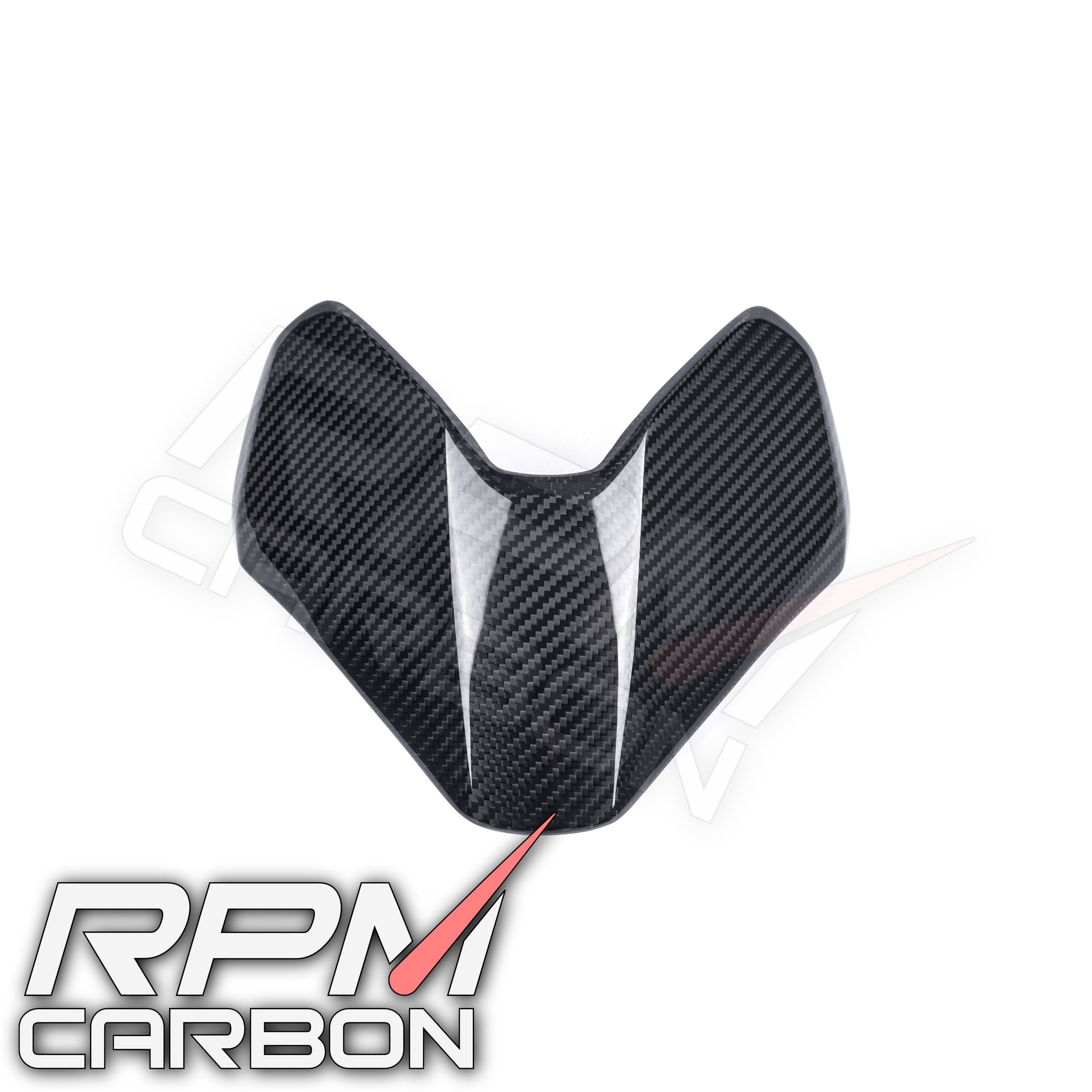 Ducati Hypermotard 950 Carbon Fiber Headlight Upper Fairing