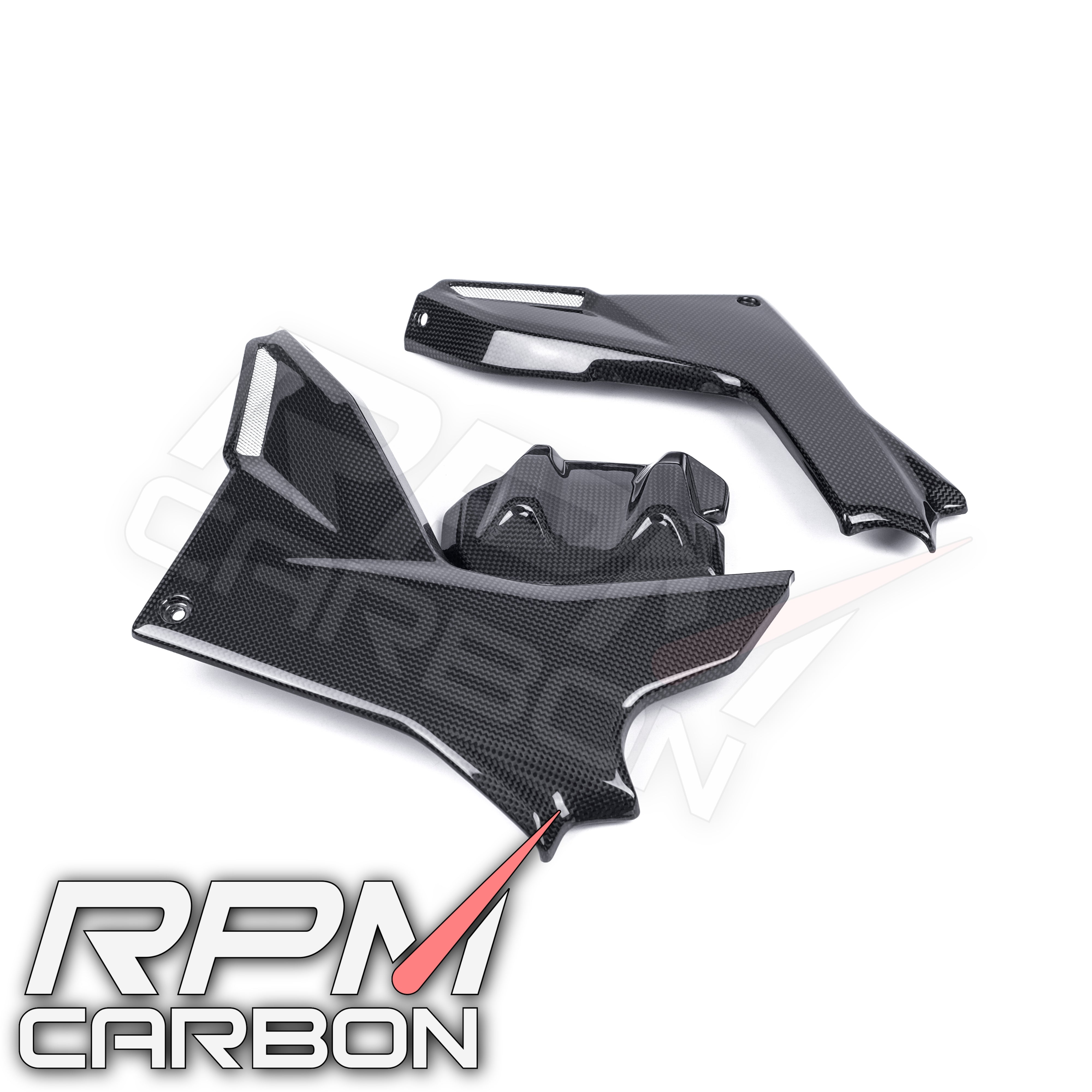 Ducati Multistrada V4 Carbon Fiber Frame Side Panels