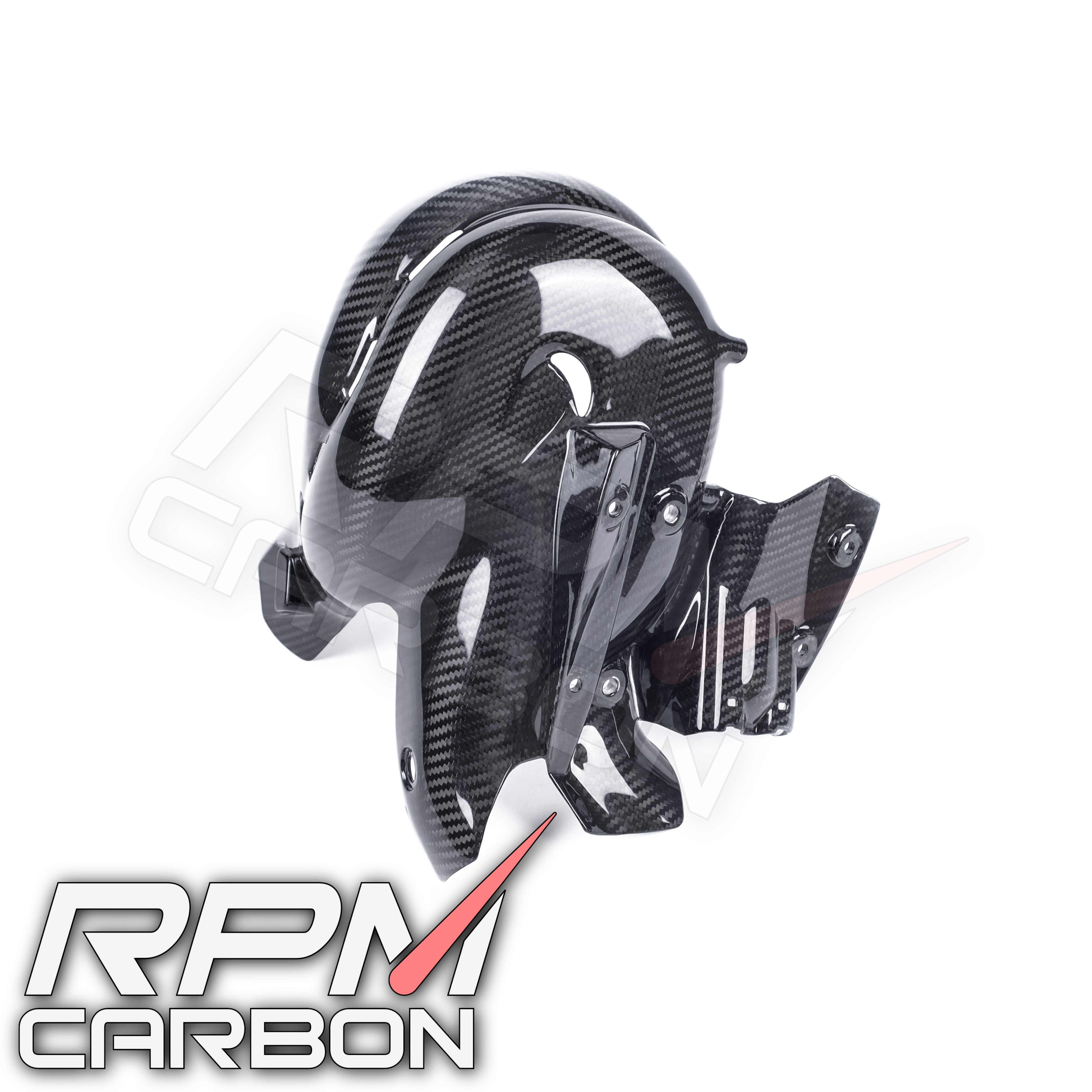 Ducati Panigale/Streetfighter V4 Carbon Fiber Exhaust Cover (EURO 4 Only)