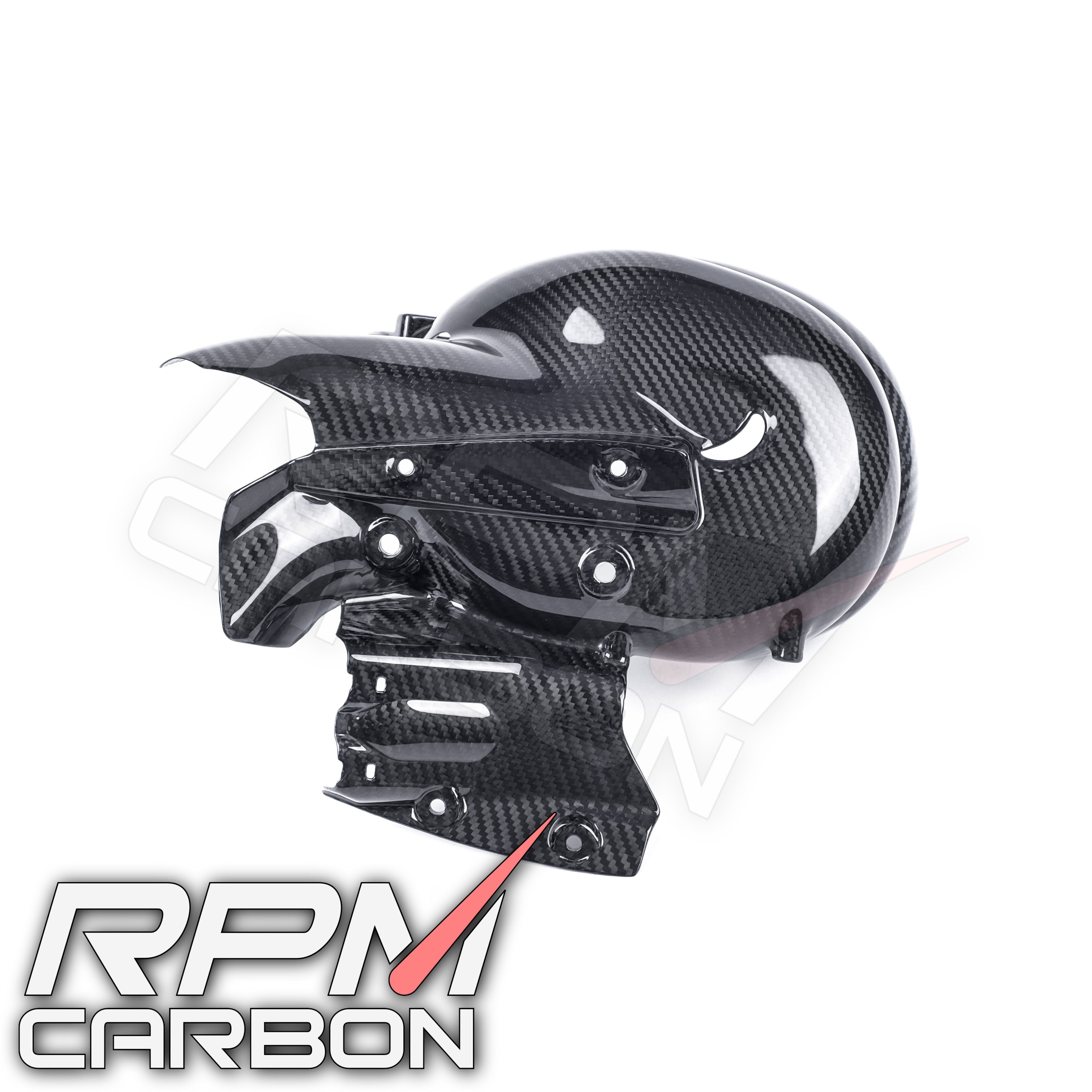 Ducati Panigale/Streetfighter V4 Carbon Fiber Exhaust Cover (EURO 4 Only)