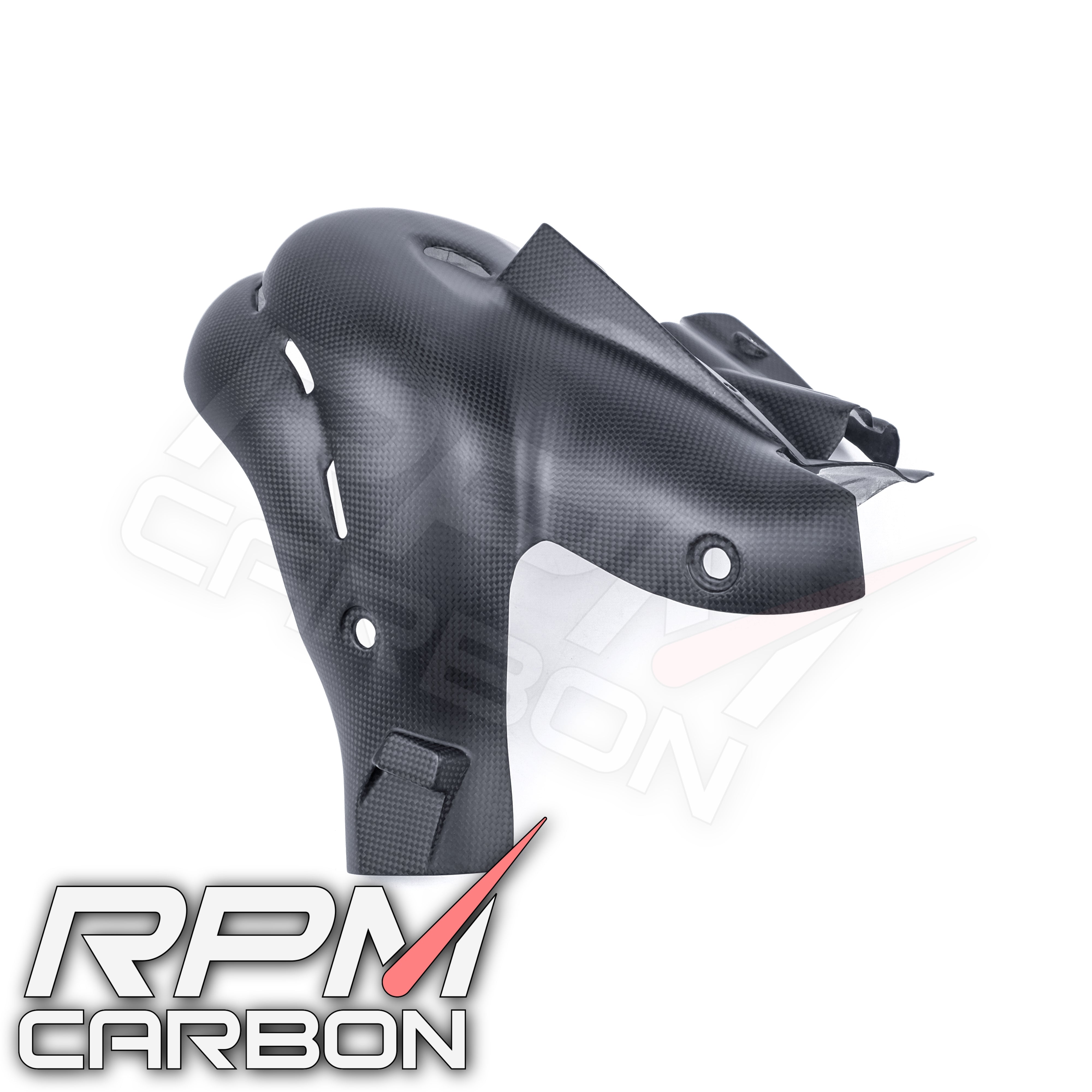Ducati Panigale/Streetfighter V4 Carbon Fiber Exhaust Cover (EURO 4 Only)