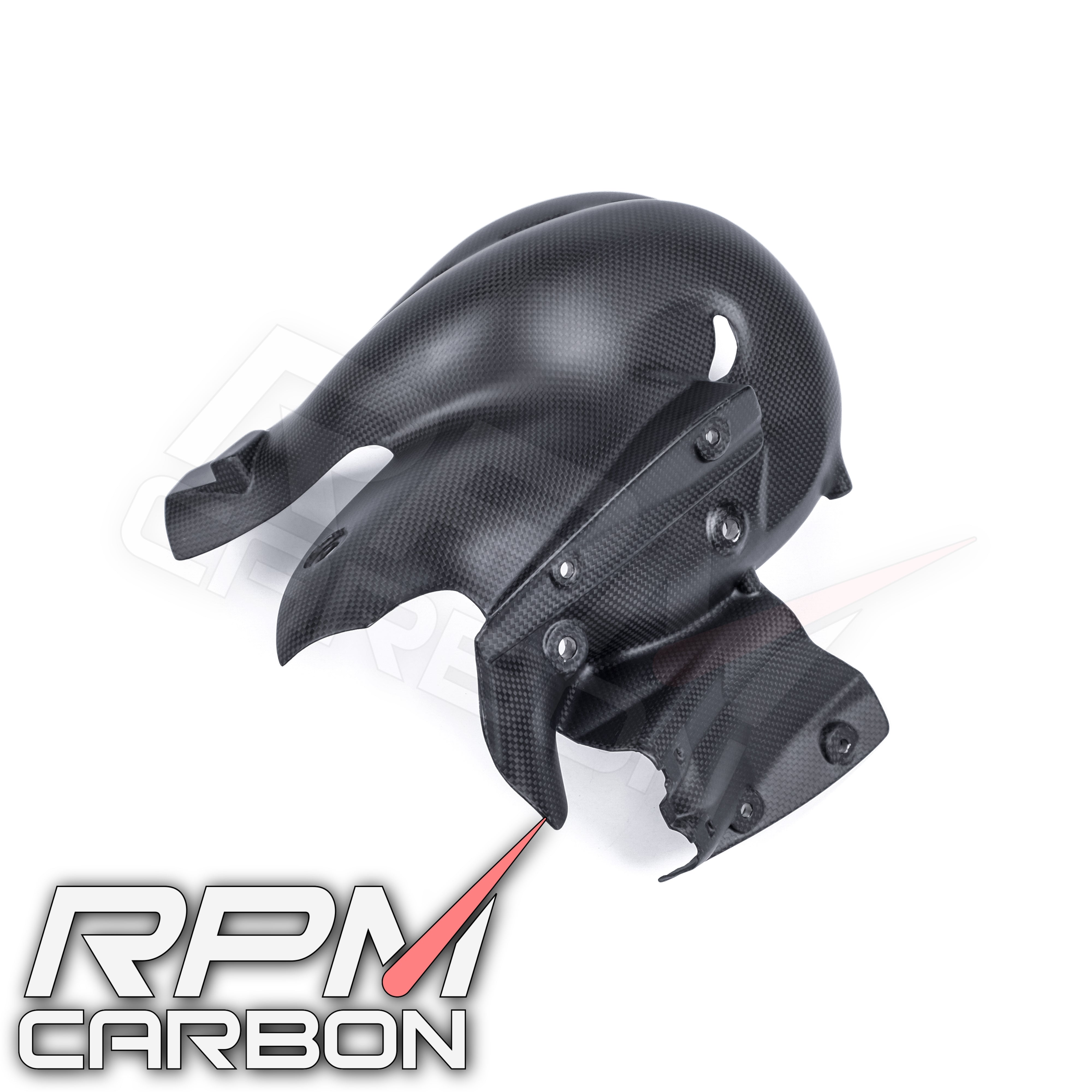 Ducati Panigale/Streetfighter V4 Carbon Fiber Exhaust Cover (EURO 4 Only)