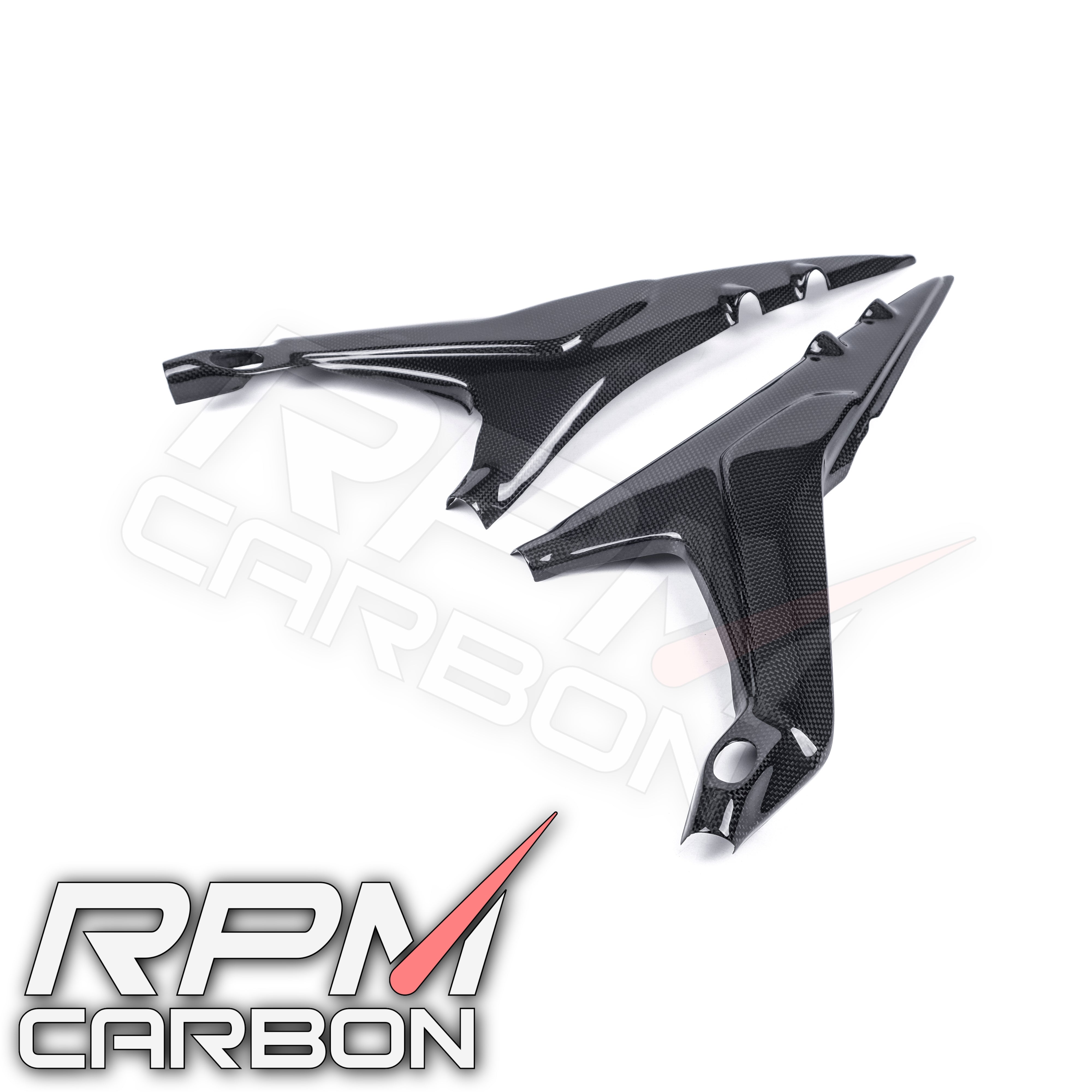 Ducati Panigale V4 Carbon Fiber Sub-Frame Covers Protectors Full Version