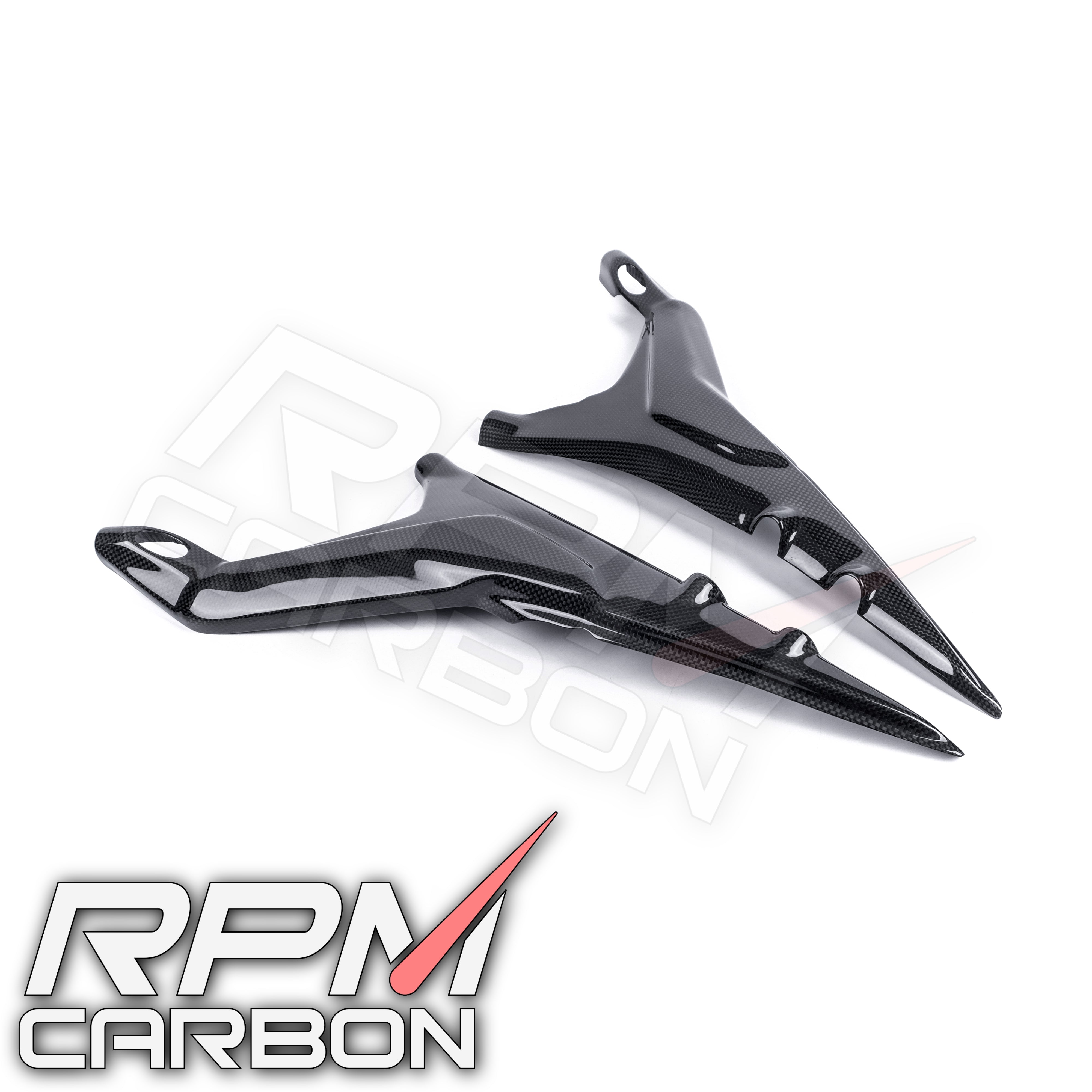 Ducati Panigale V4 Carbon Fiber Sub-Frame Covers Protectors Full Version