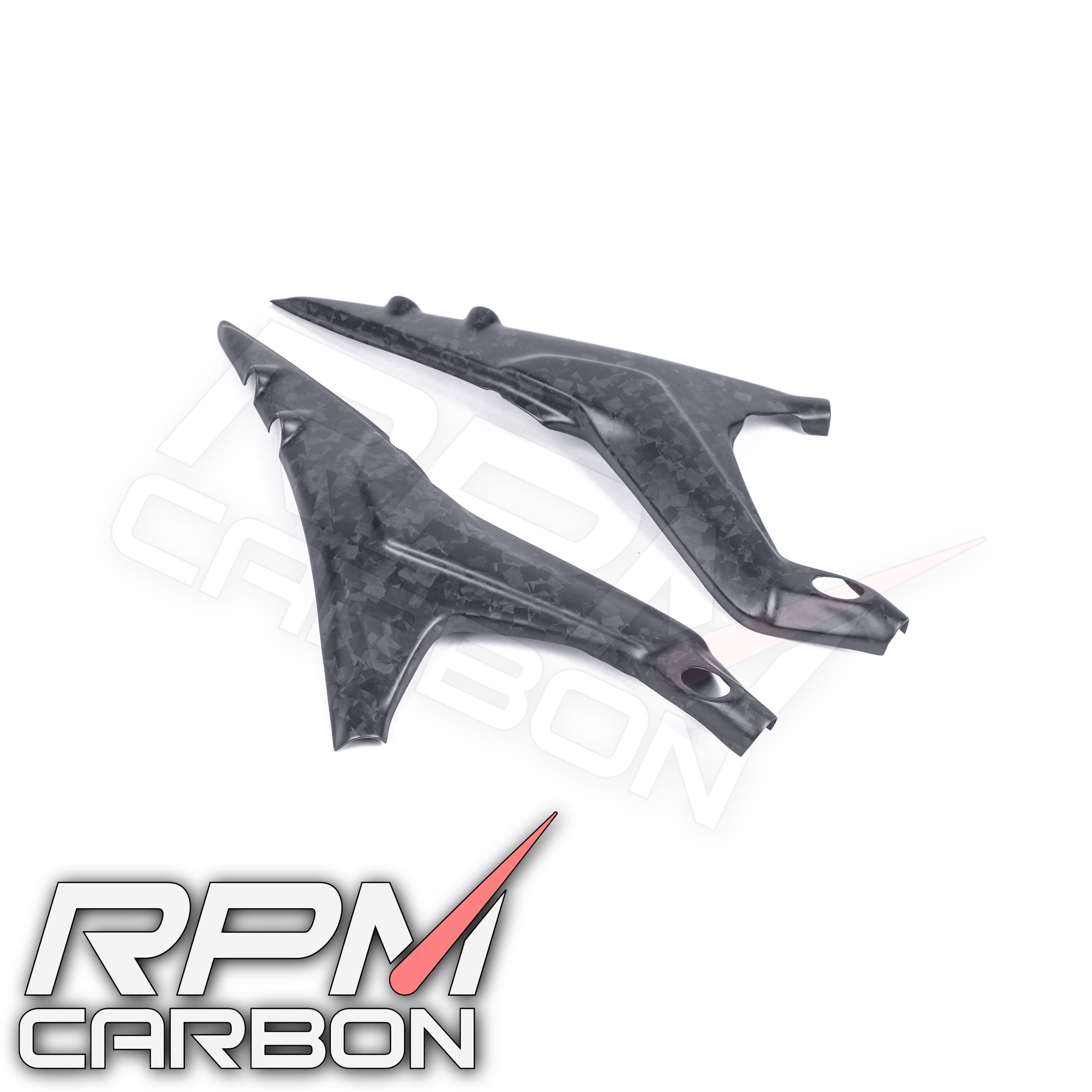 Ducati Panigale V4 Carbon Fiber Sub-Frame Covers Protectors Full Version