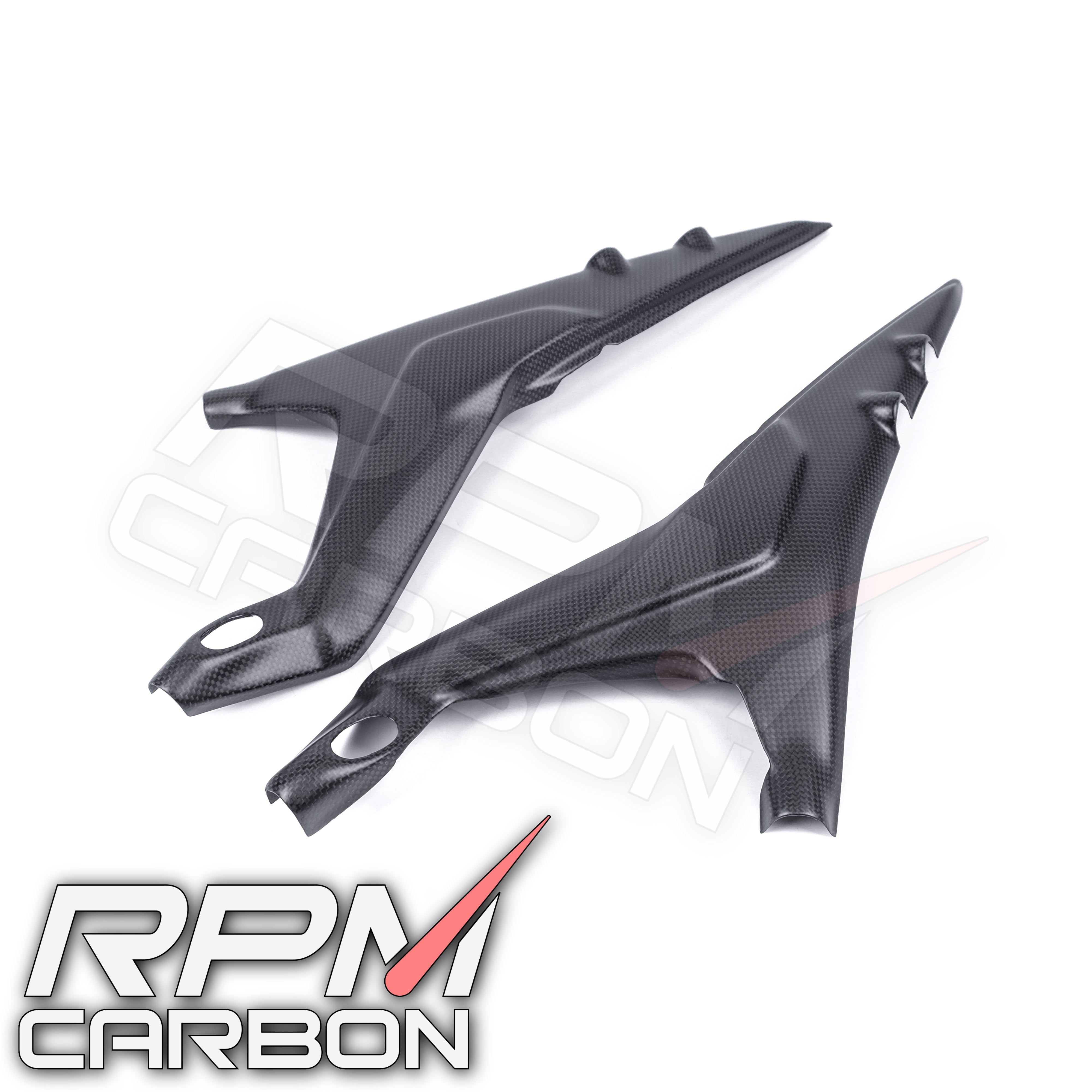 Ducati Panigale V4 Carbon Fiber Sub-Frame Covers Protectors Full Version