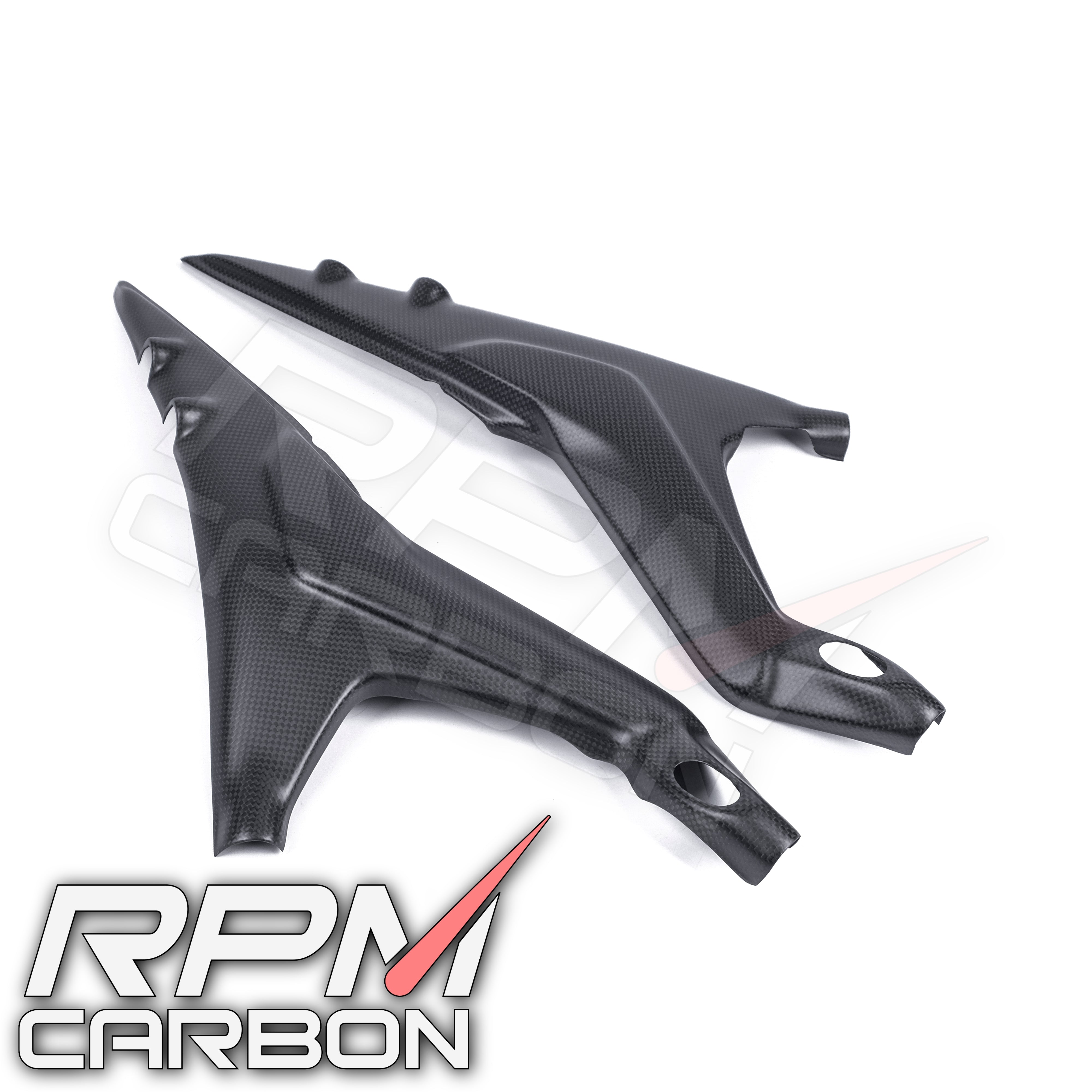 Ducati Panigale V4 Carbon Fiber Sub-Frame Covers Protectors Full Version