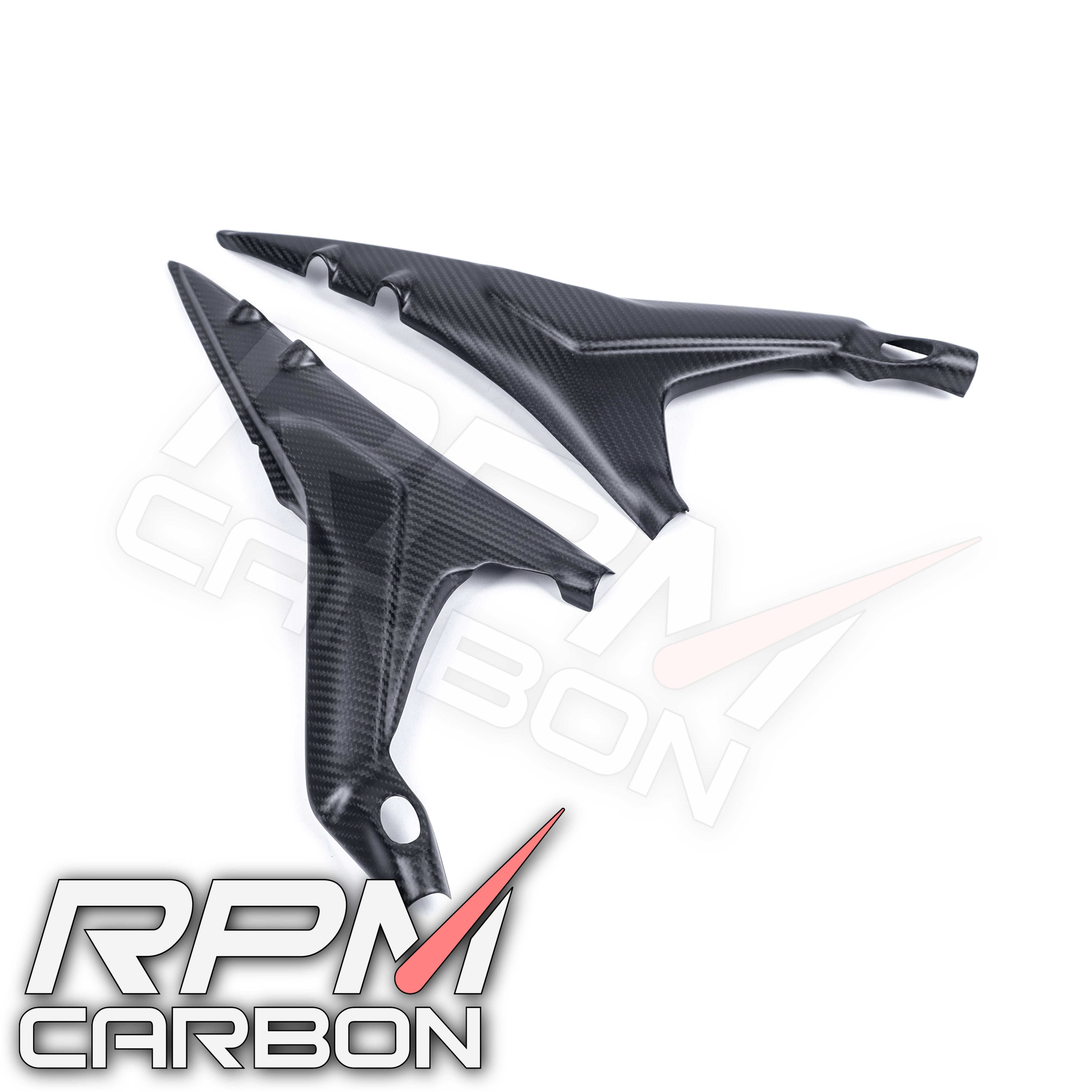 Ducati Panigale V4 Carbon Fiber Sub-Frame Covers Protectors Full Version