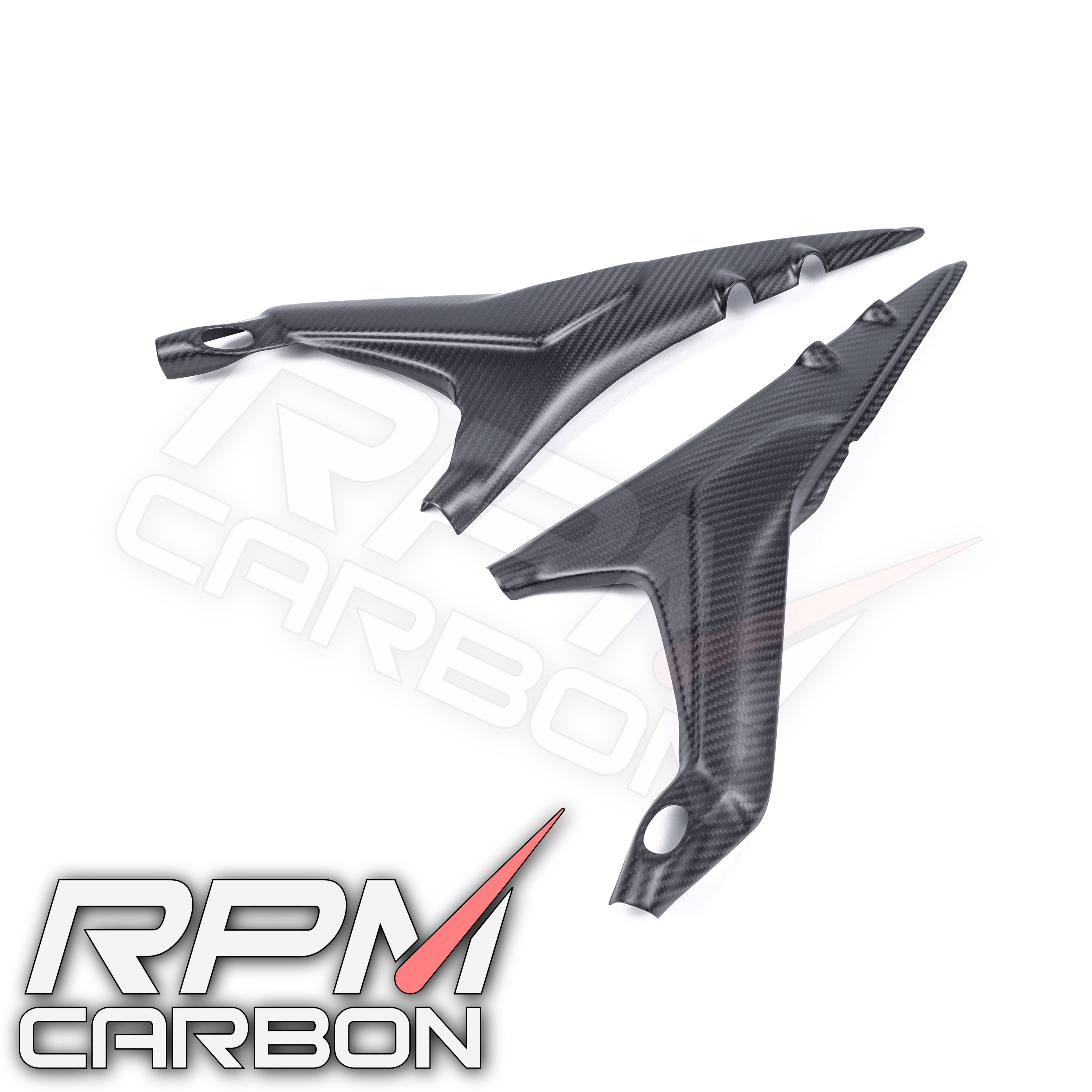 Ducati Panigale V4 Carbon Fiber Sub-Frame Covers Protectors Full Version