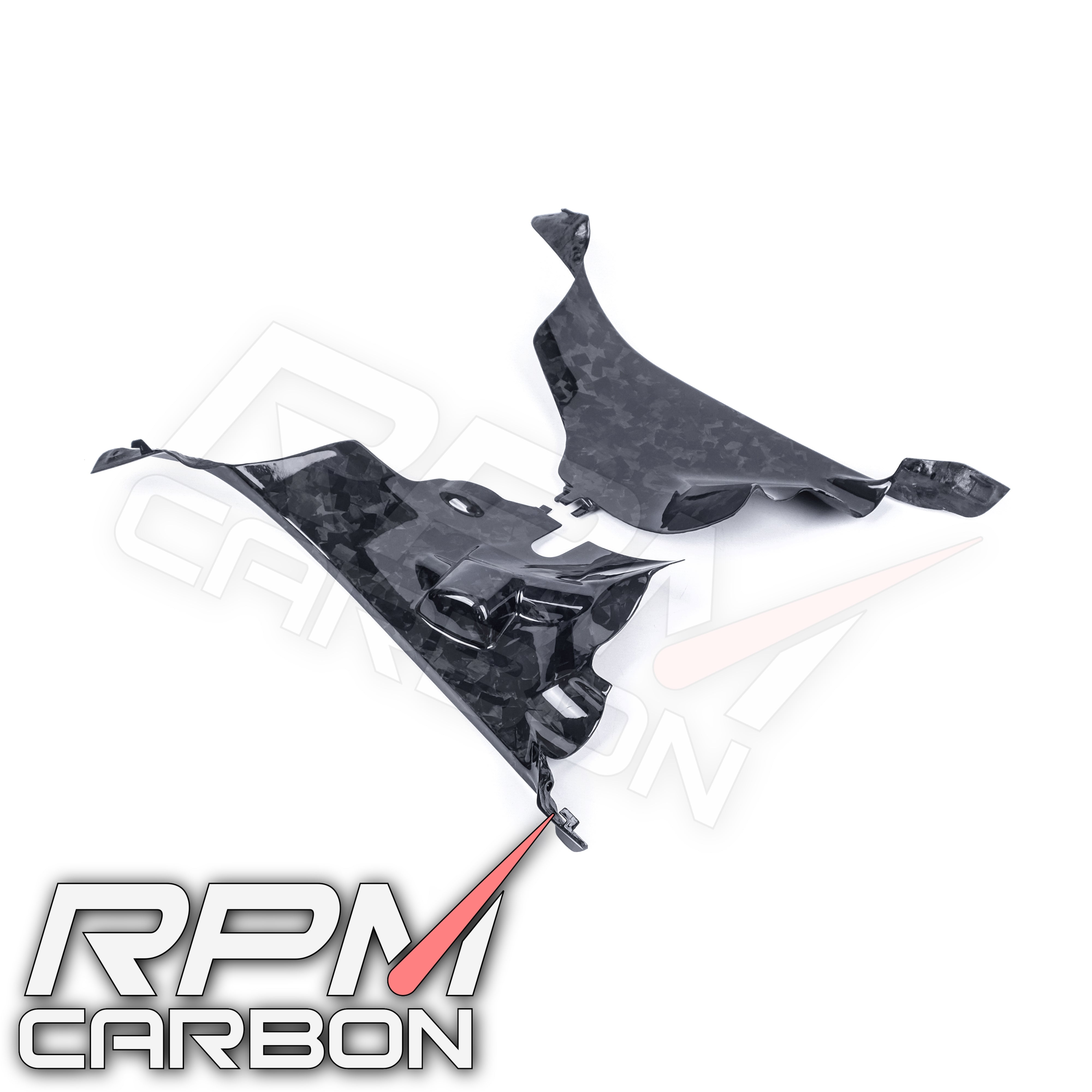 Ducati Panigale V4 Carbon Fiber Inner Side Fairings