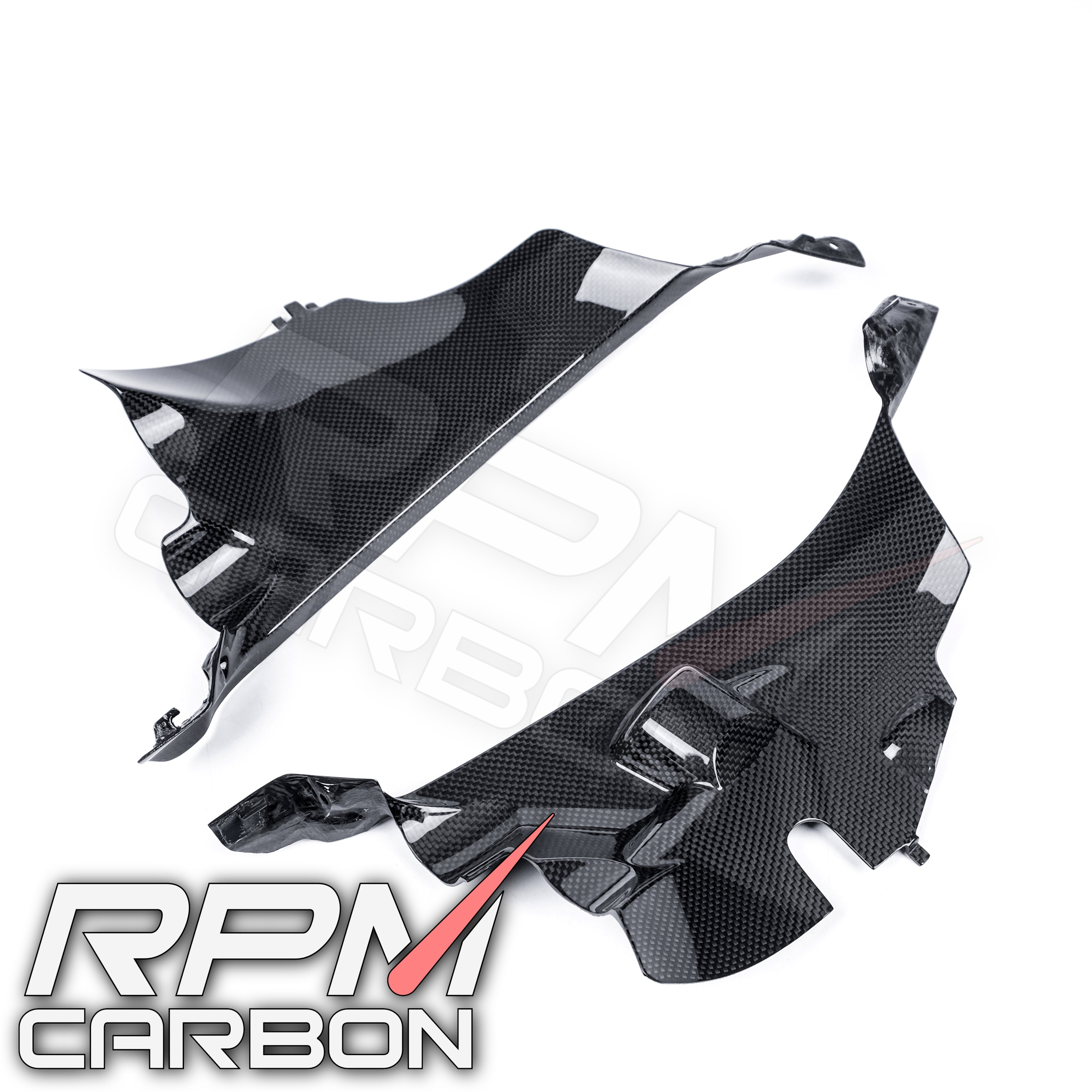 Ducati Panigale V4 Carbon Fiber Inner Side Fairings