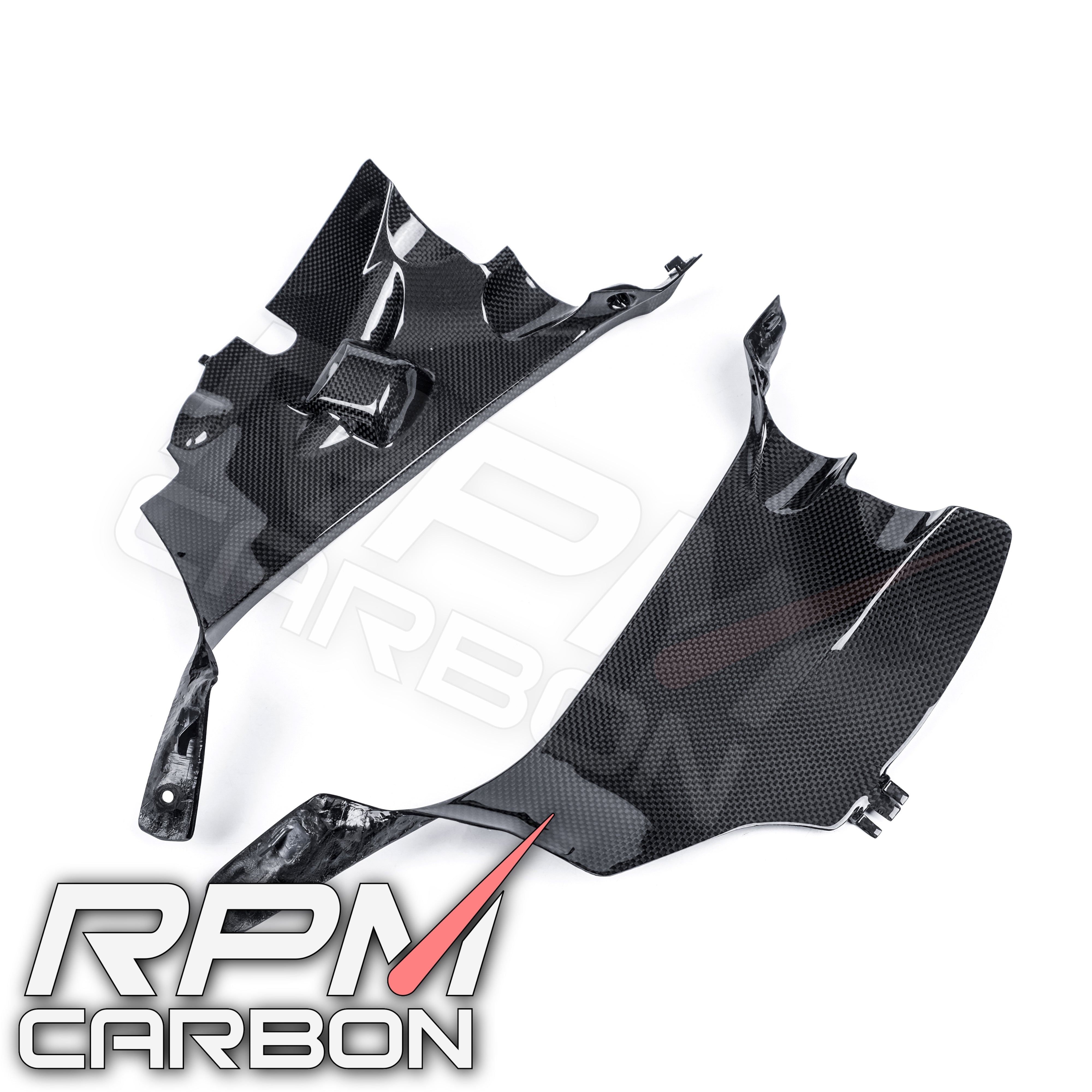 Ducati Panigale V4 Carbon Fiber Inner Side Fairings