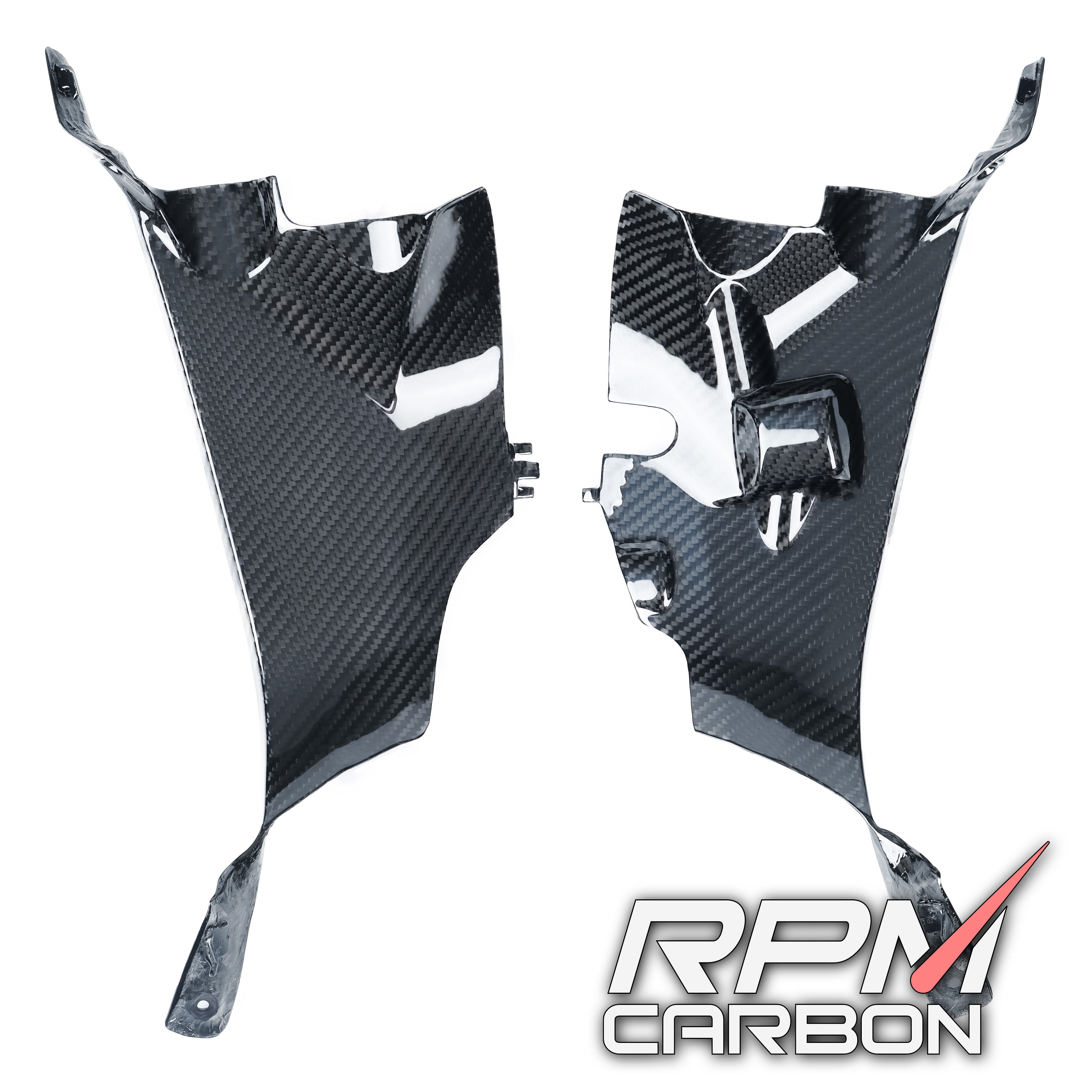 Ducati Panigale V4 Carbon Fiber Inner Side Fairings