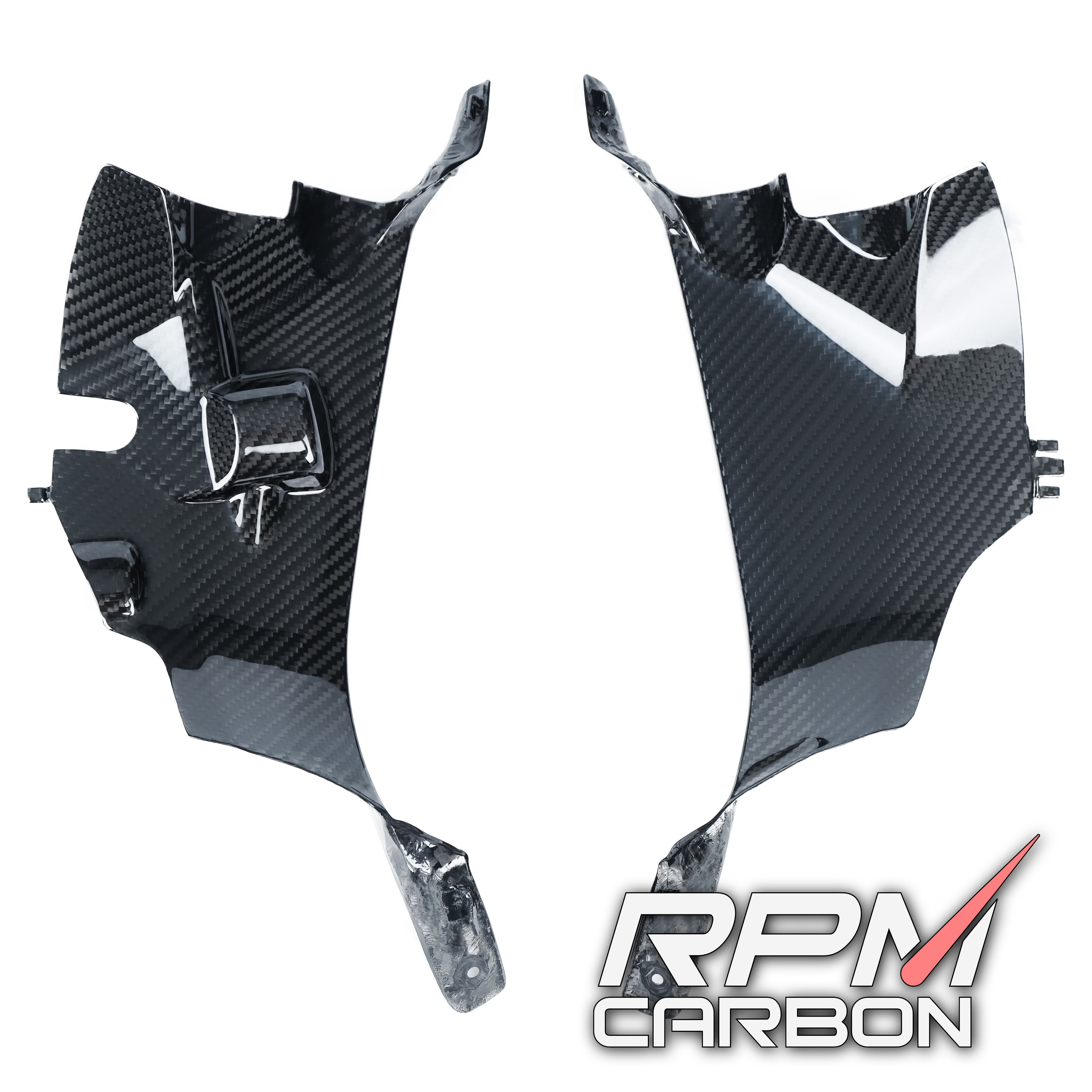 Ducati Panigale V4 Carbon Fiber Inner Side Fairings