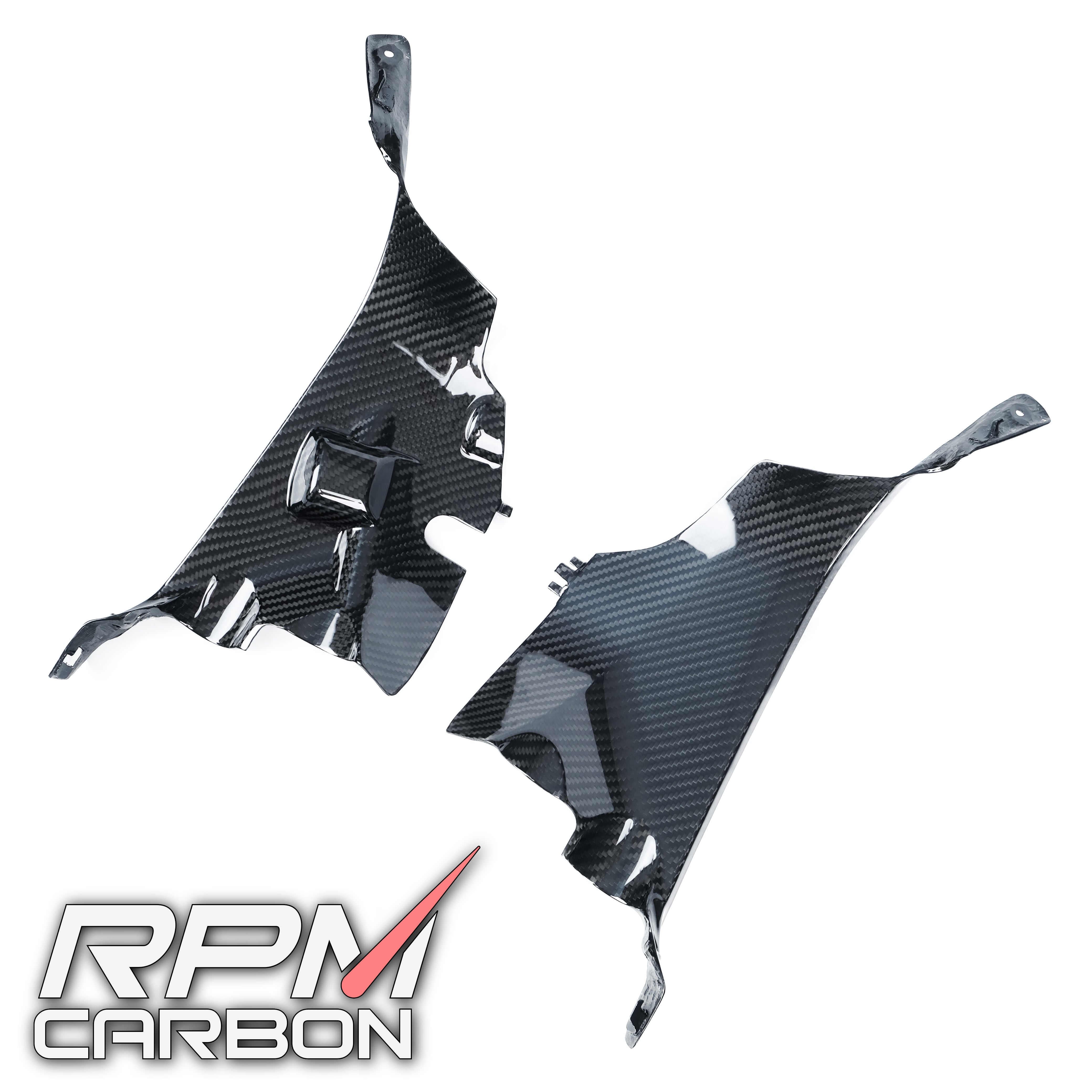 Ducati Panigale V4 Carbon Fiber Inner Side Fairings