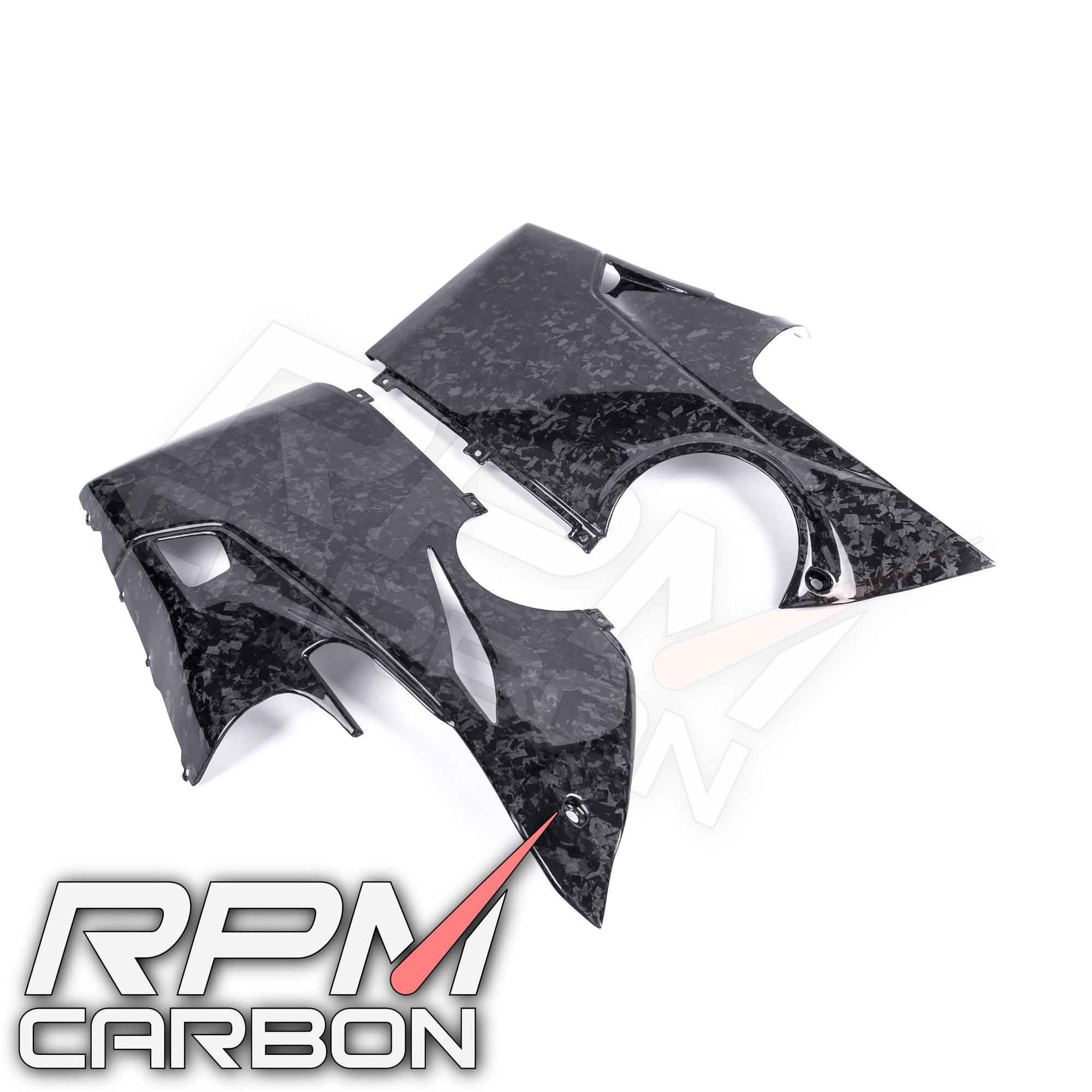 Ducati Panigale V4 Carbon Fiber Lower Side Fairings OEM Design