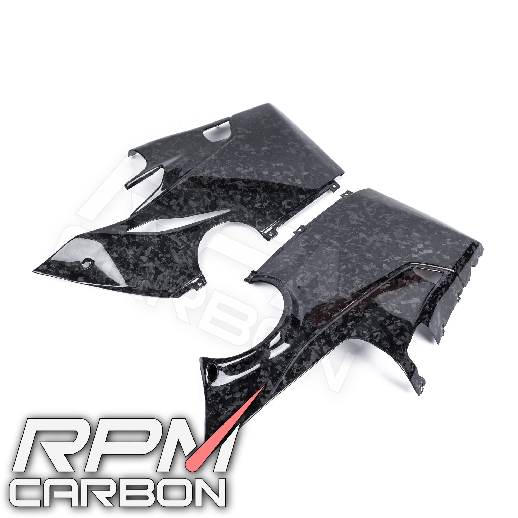 Ducati Panigale V4 Carbon Fiber Lower Side Fairings OEM Design