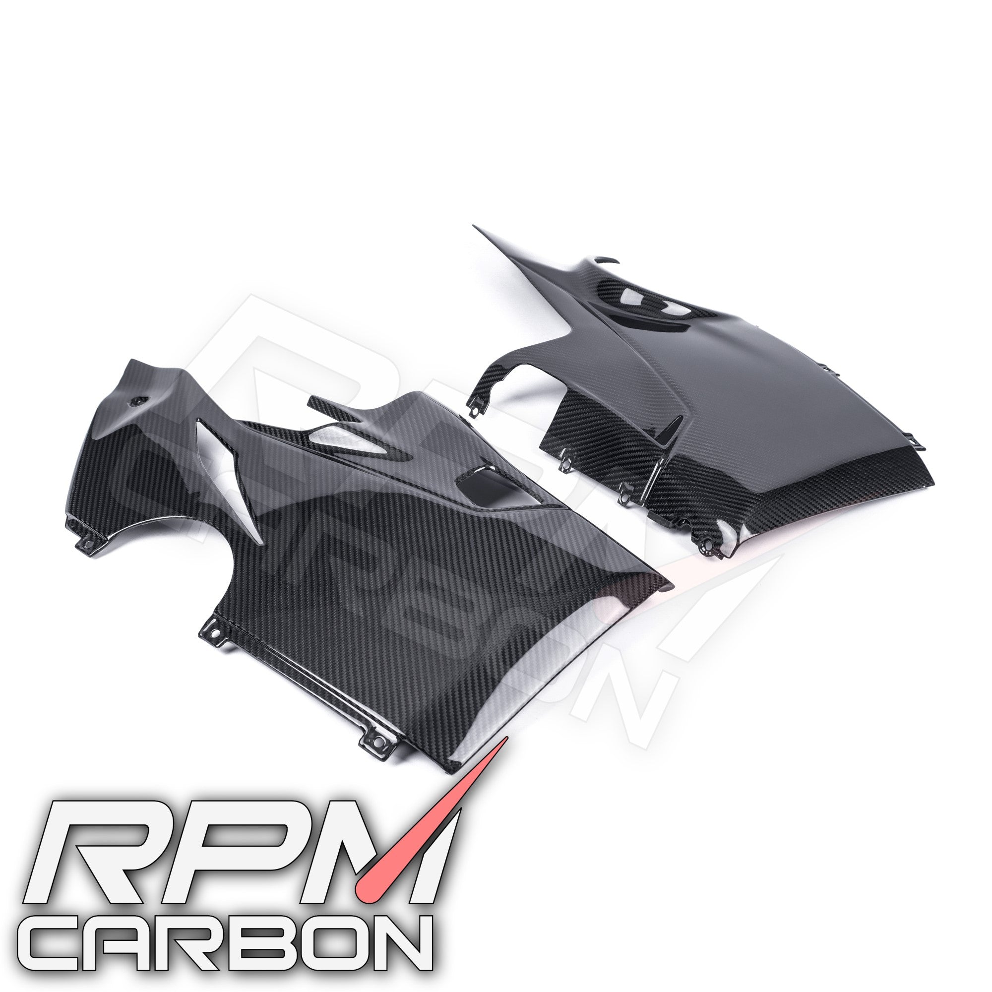 Ducati Panigale V4 Carbon Fiber Lower Side Fairings OEM Design