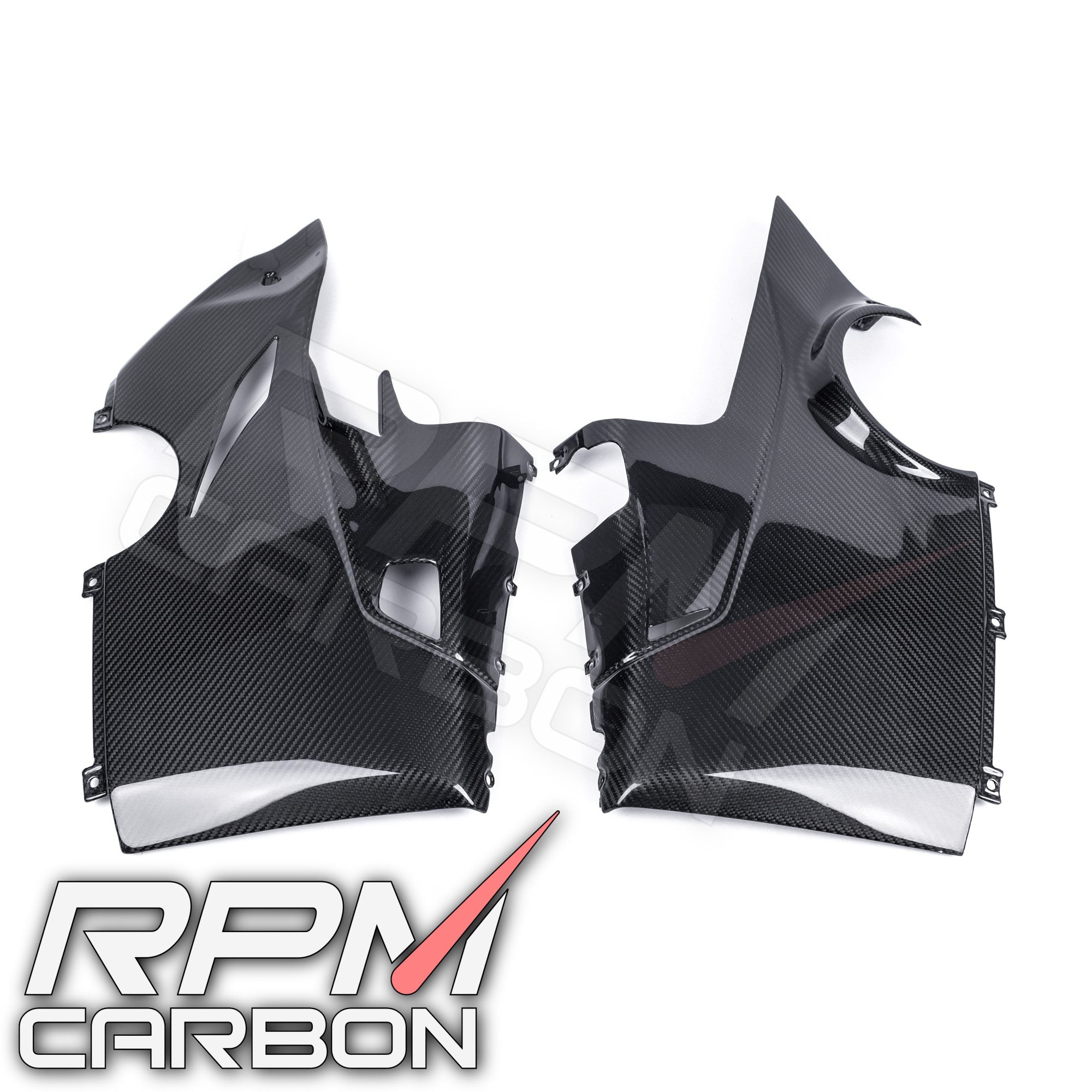 Ducati Panigale V4 Carbon Fiber Lower Side Fairings OEM Design