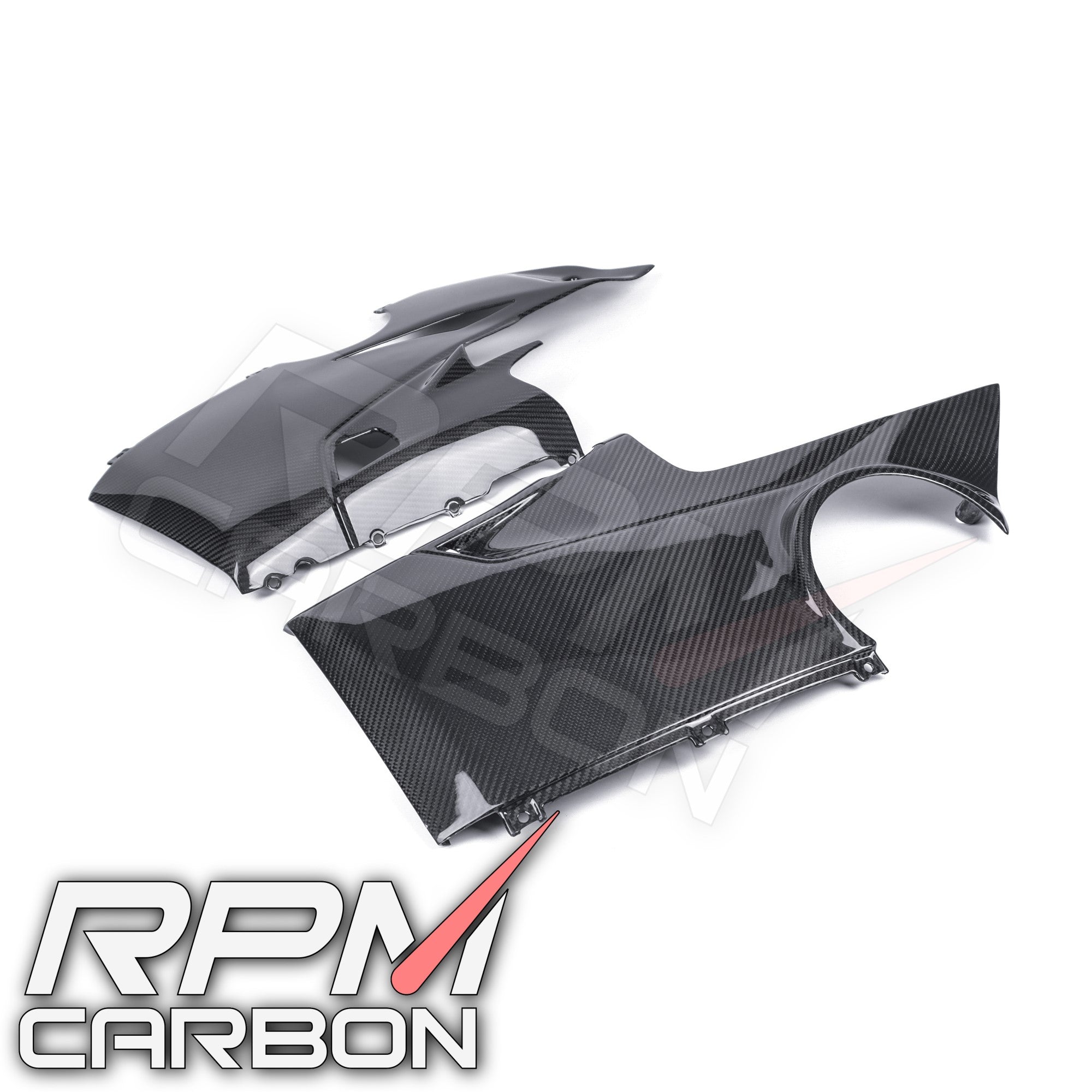 Ducati Panigale V4 Carbon Fiber Lower Side Fairings OEM Design