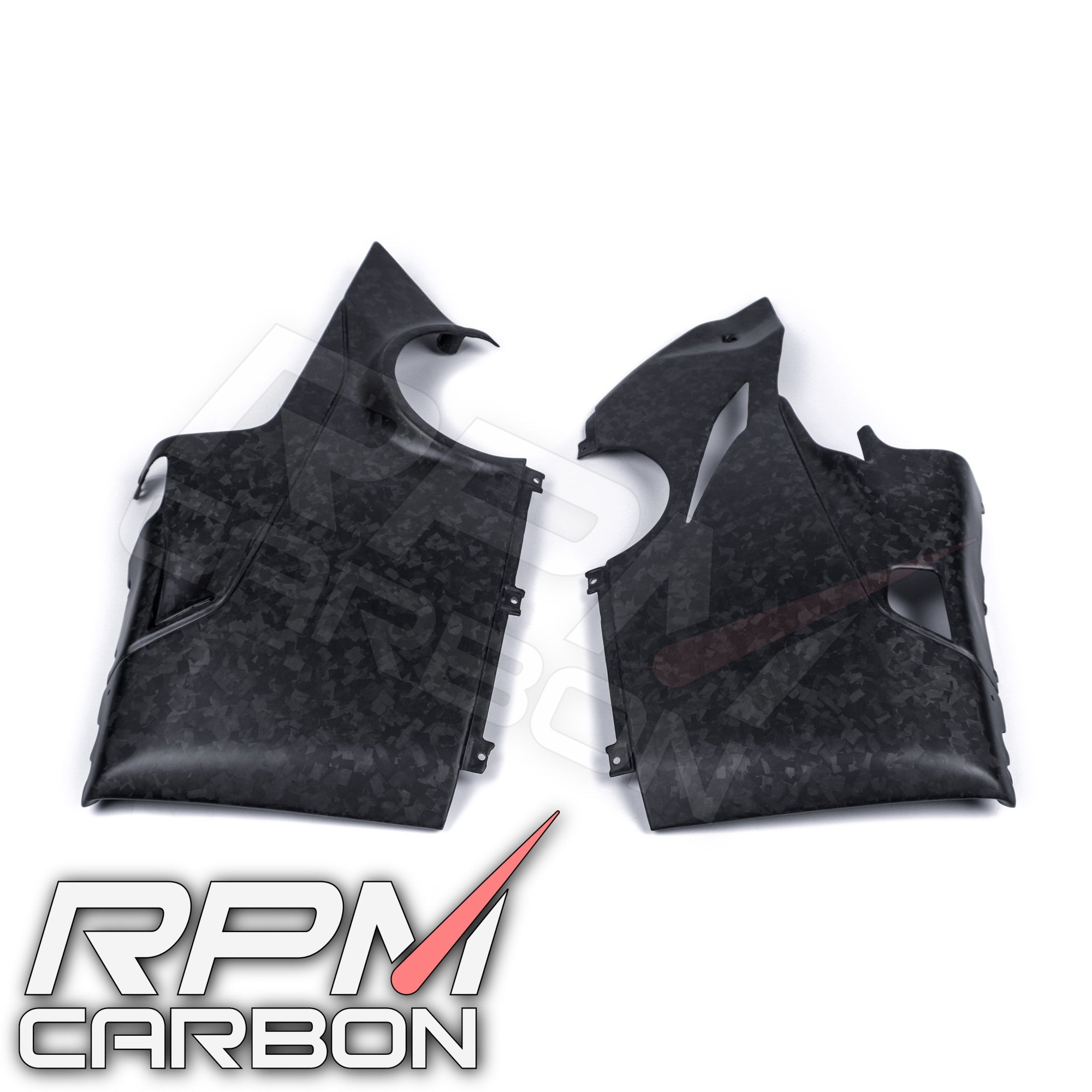 Ducati Panigale V4 Carbon Fiber Lower Side Fairings OEM Design