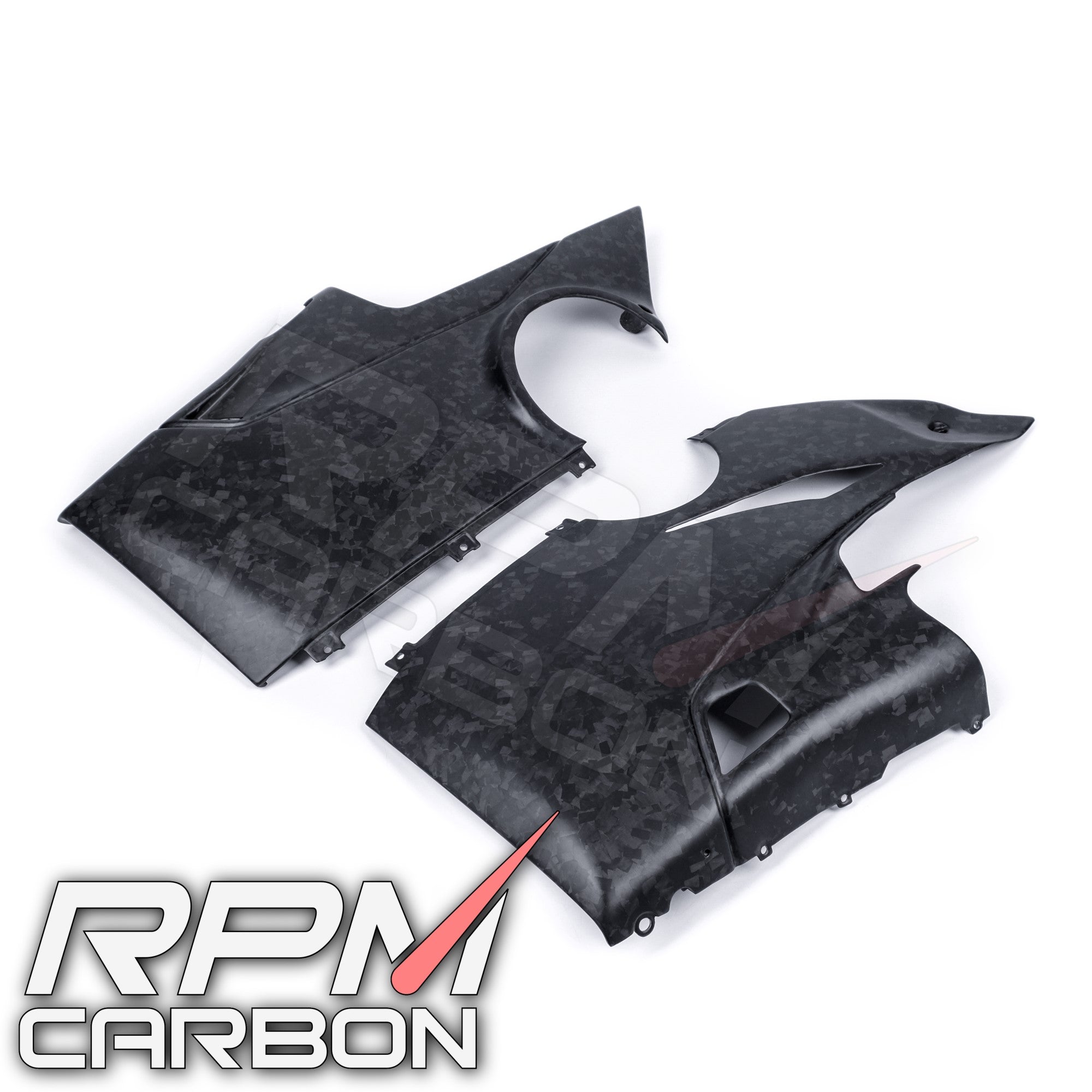 Ducati Panigale V4 Carbon Fiber Lower Side Fairings OEM Design