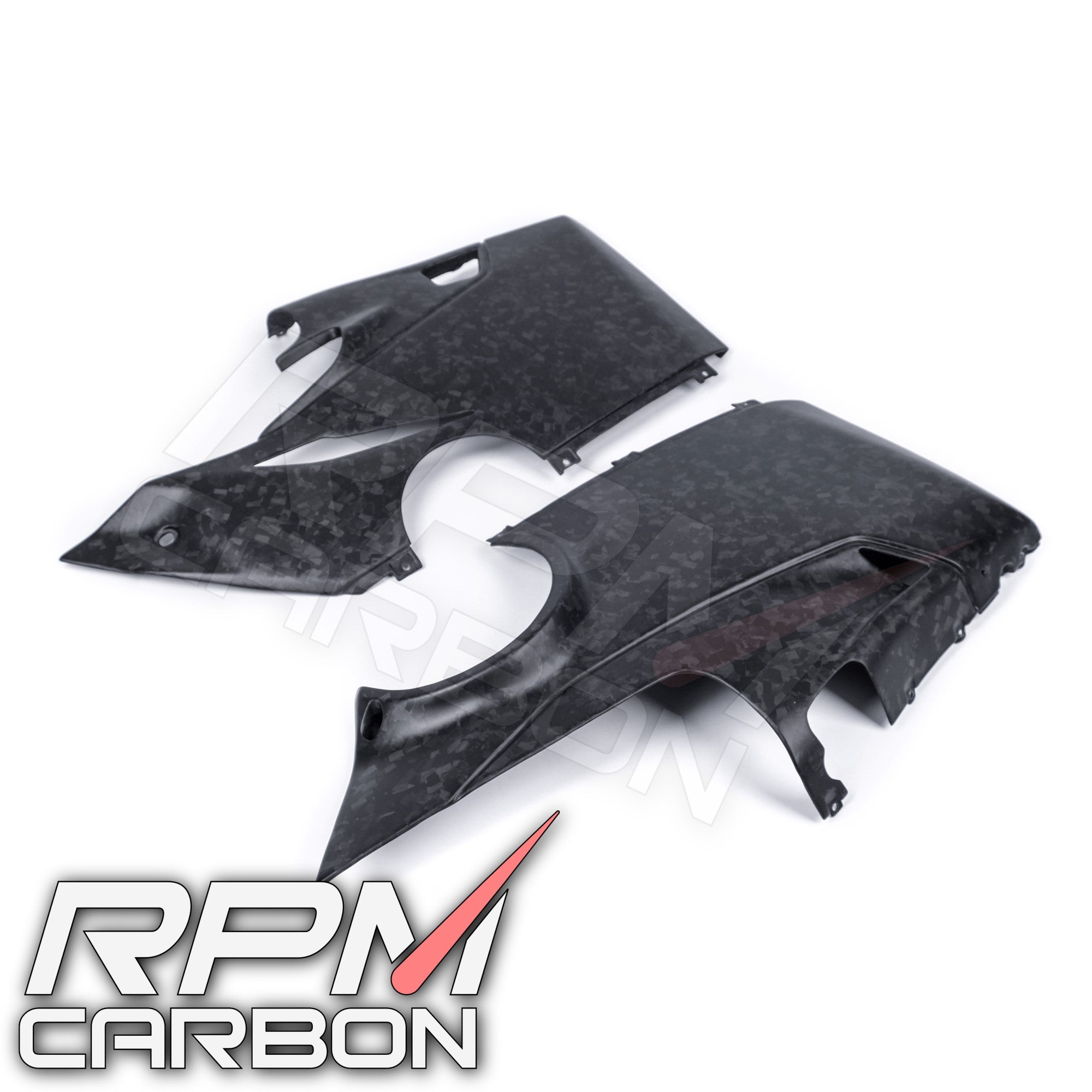 Ducati Panigale V4 Carbon Fiber Lower Side Fairings OEM Design