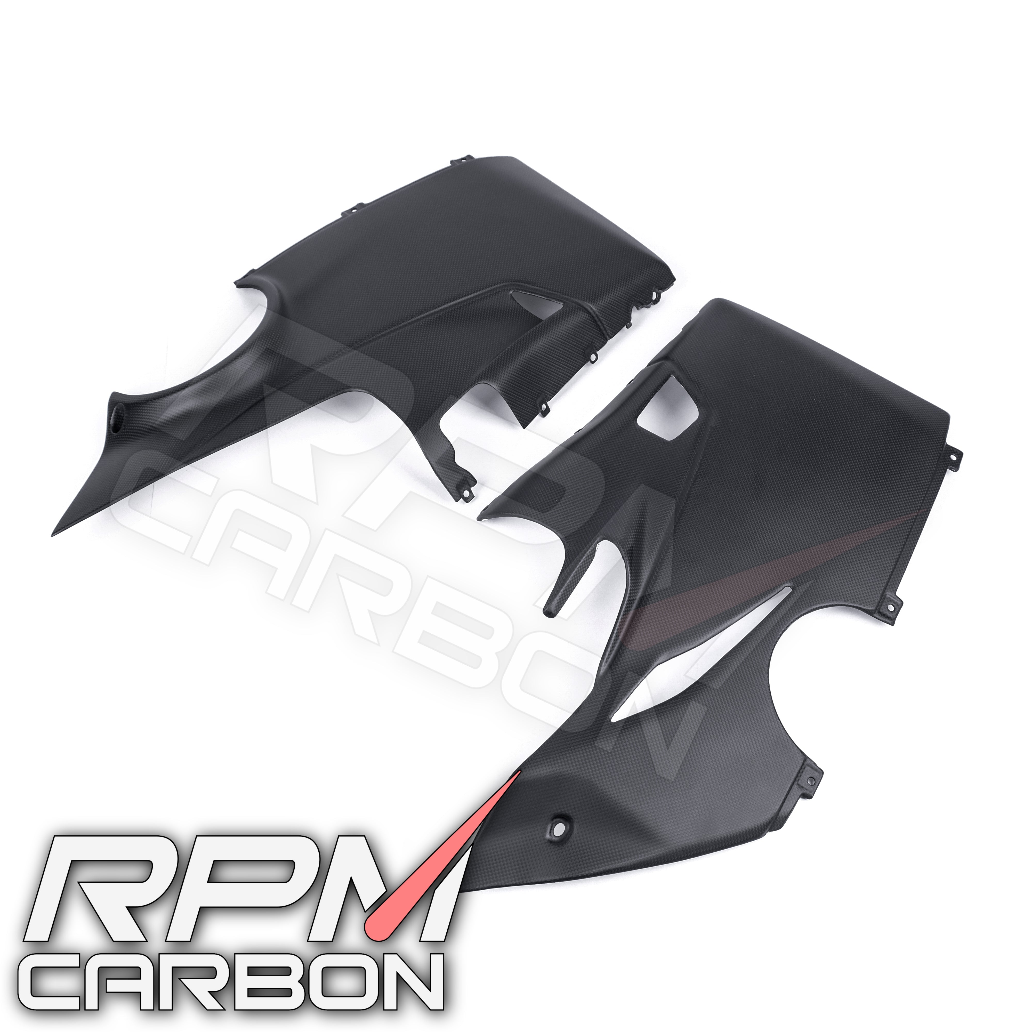 Ducati Panigale V4 Carbon Fiber Lower Side Fairings OEM Design