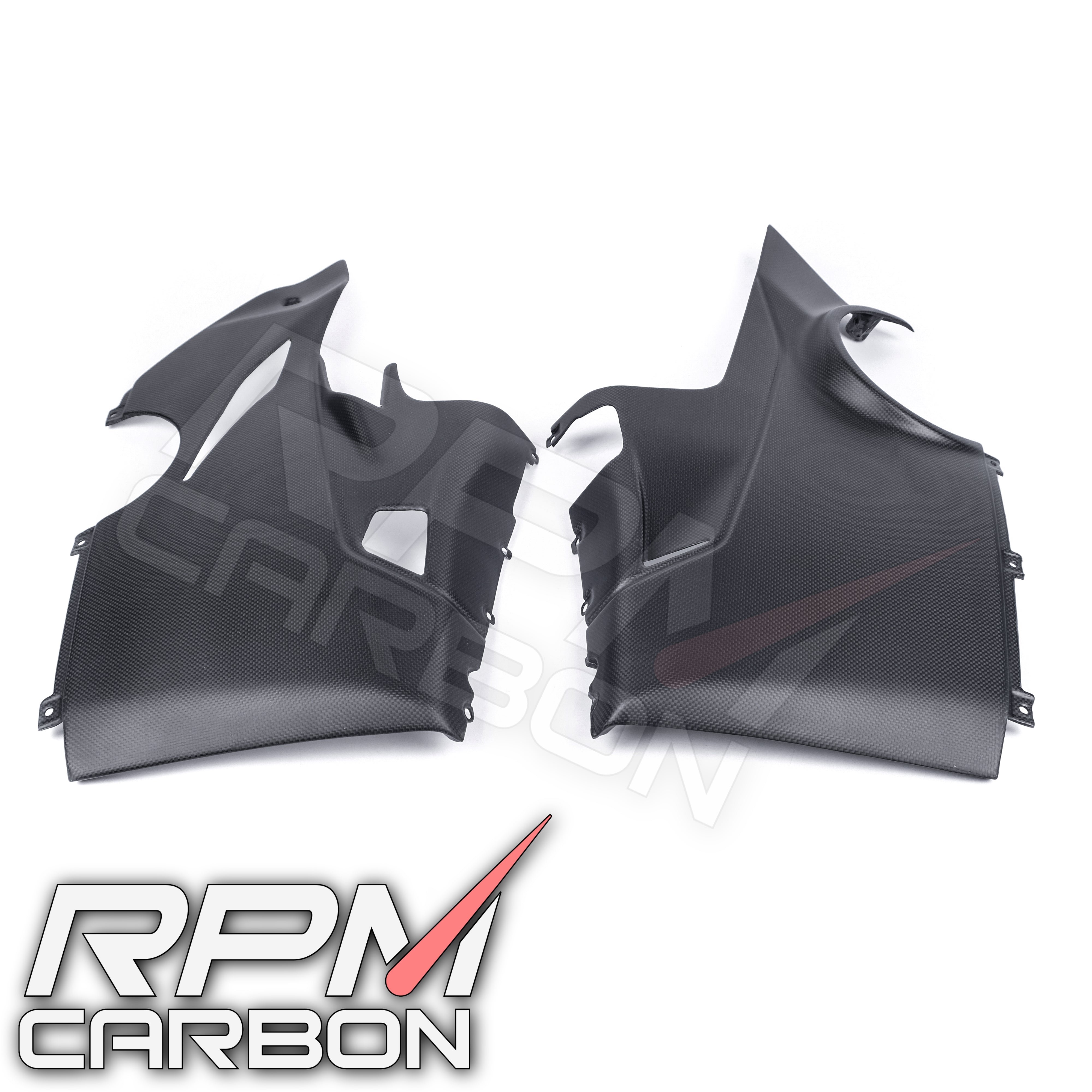Ducati Panigale V4 Carbon Fiber Lower Side Fairings OEM Design