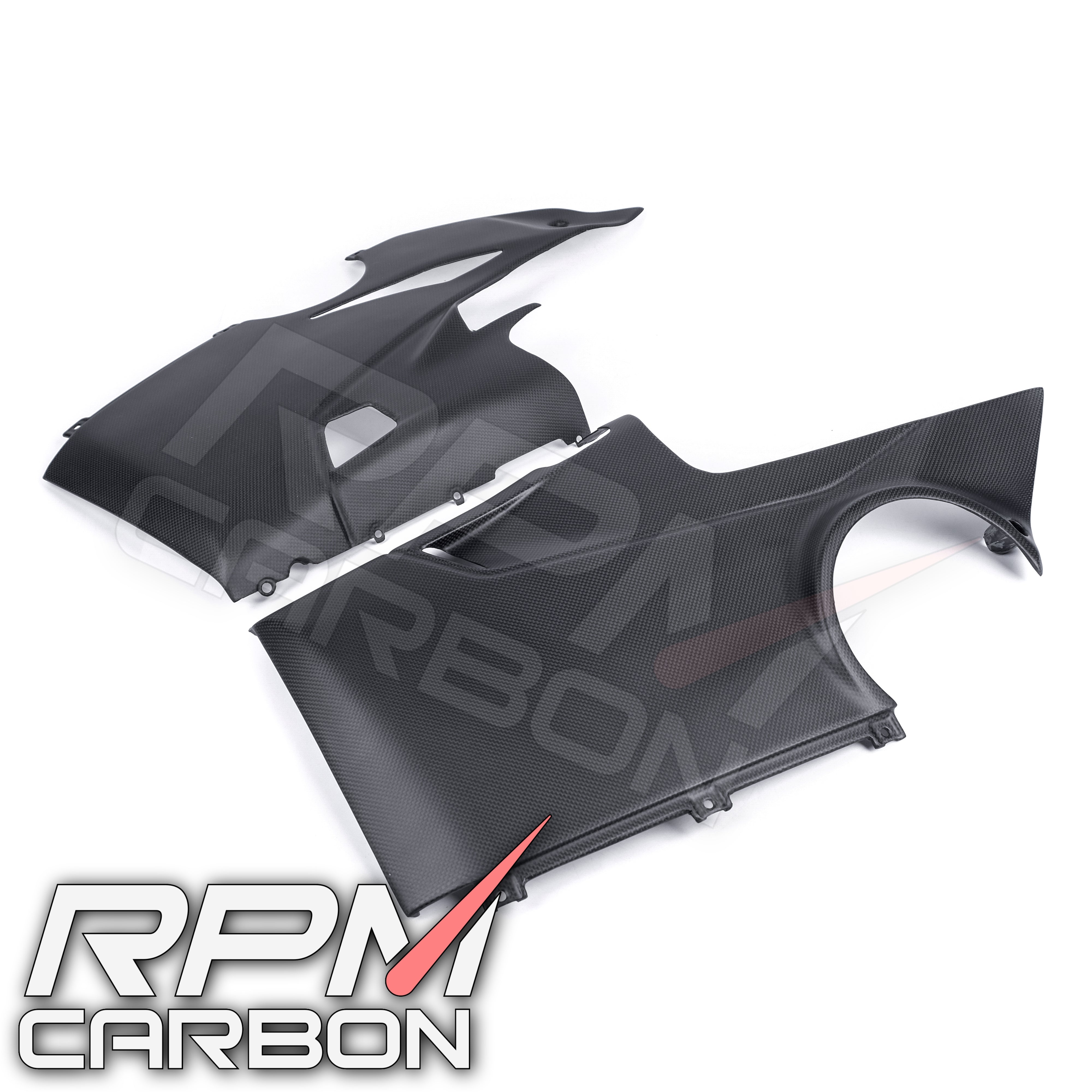 Ducati Panigale V4 Carbon Fiber Lower Side Fairings OEM Design